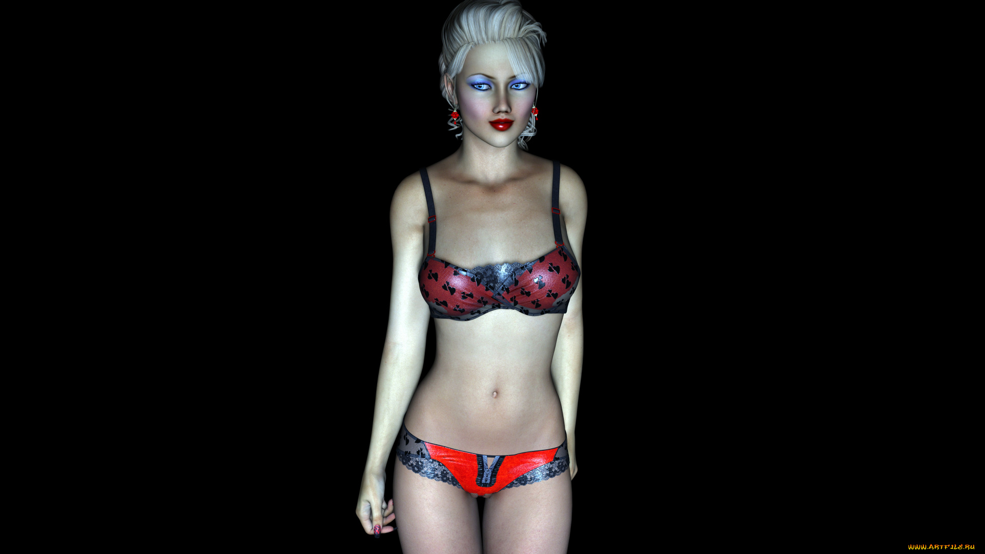 3д, графика, люди, , people, фон, взгляд, девушка