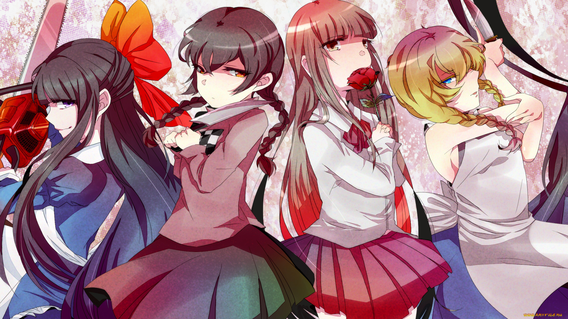 аниме, -weapon, , blood, &, technology, ib, mad, father, yume, nikki, oni, asobi, majo, no, ie