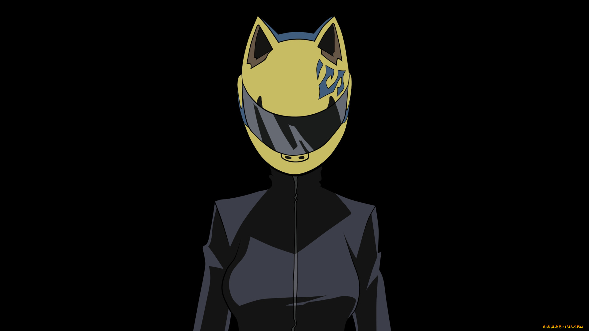аниме, dyurarara, celty, sturluson, шлем, даллахан