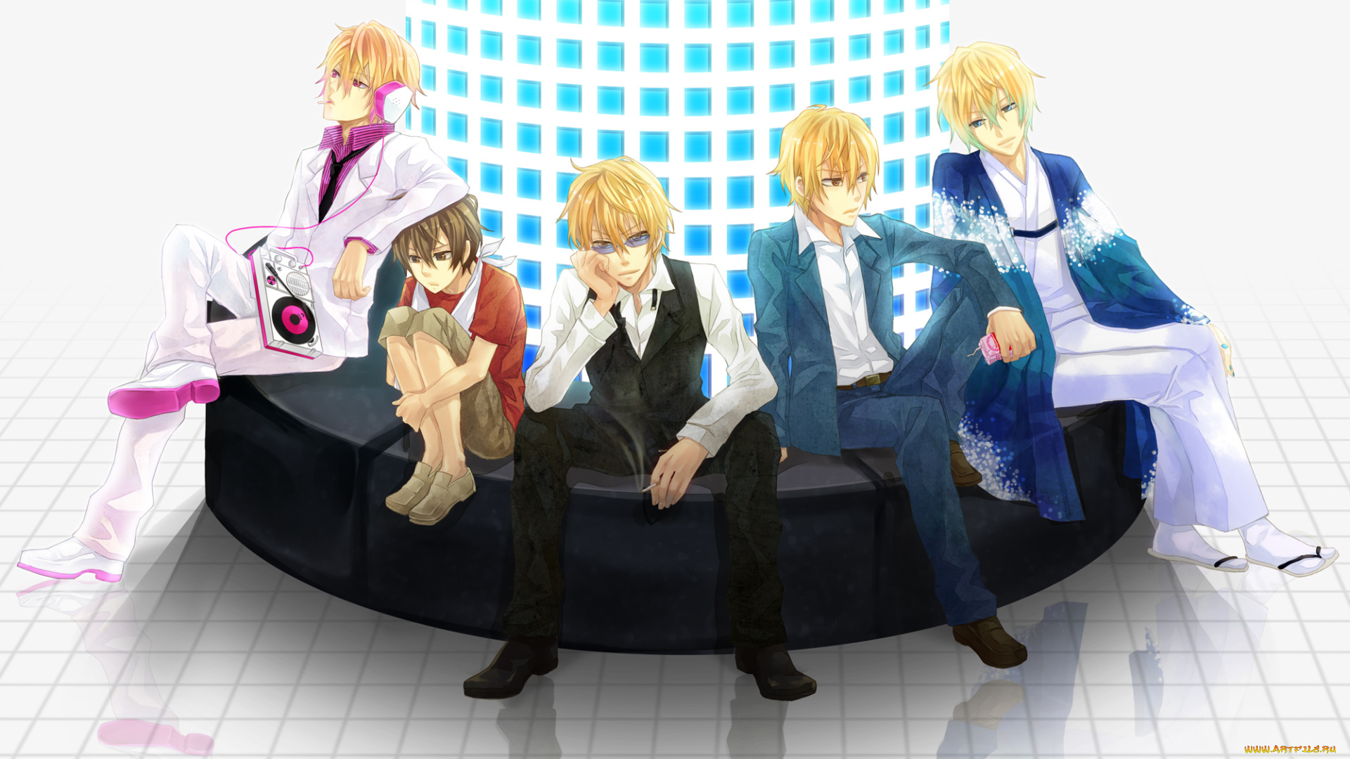 аниме, dyurarara, дюрарара, heiwajima, shizuo, арт