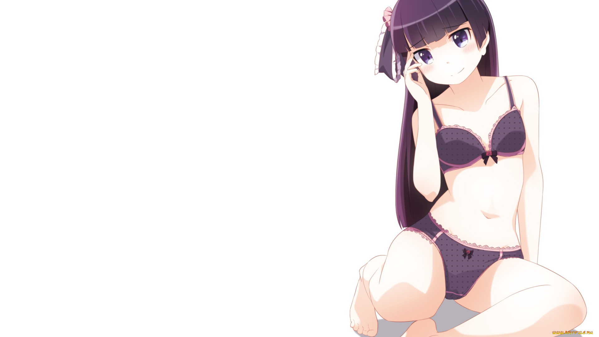аниме, oreimo, девушка, нижнее, белье, gokou, ruri