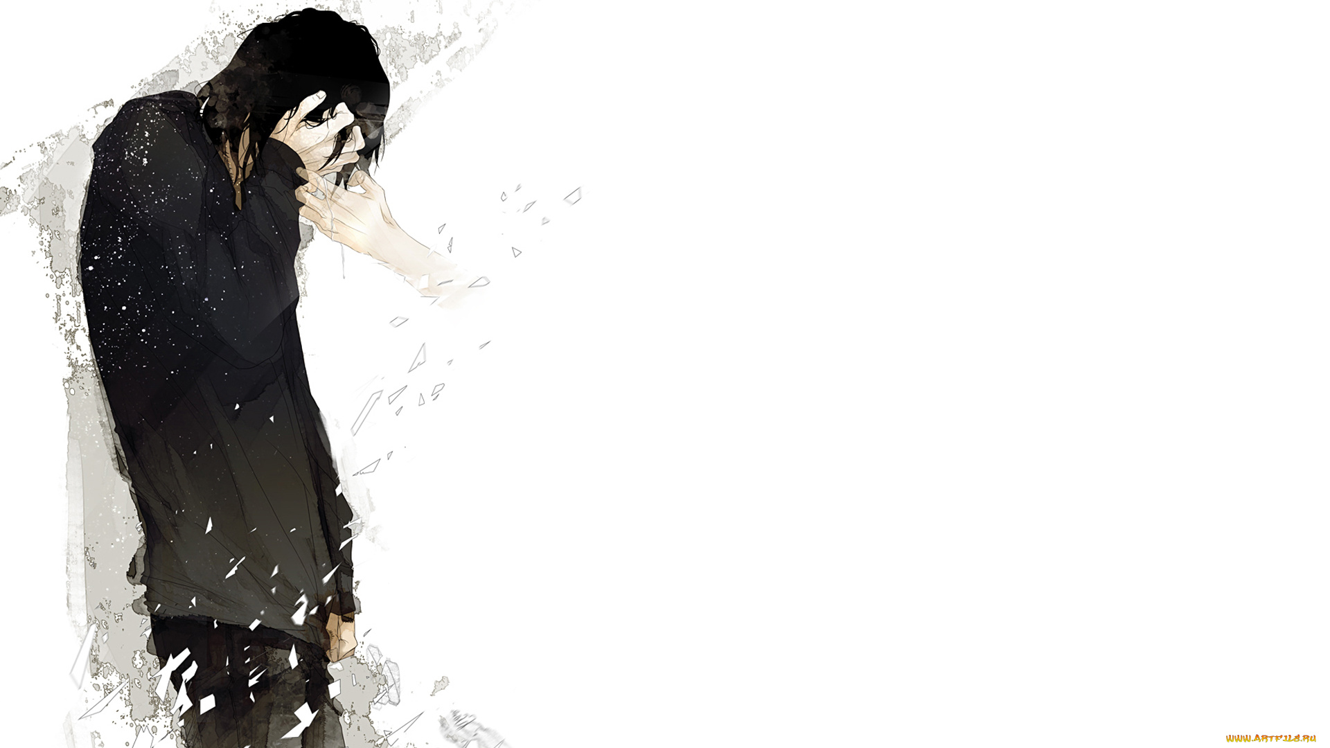 аниме, *unknown, , другое, art, re, парень, руки