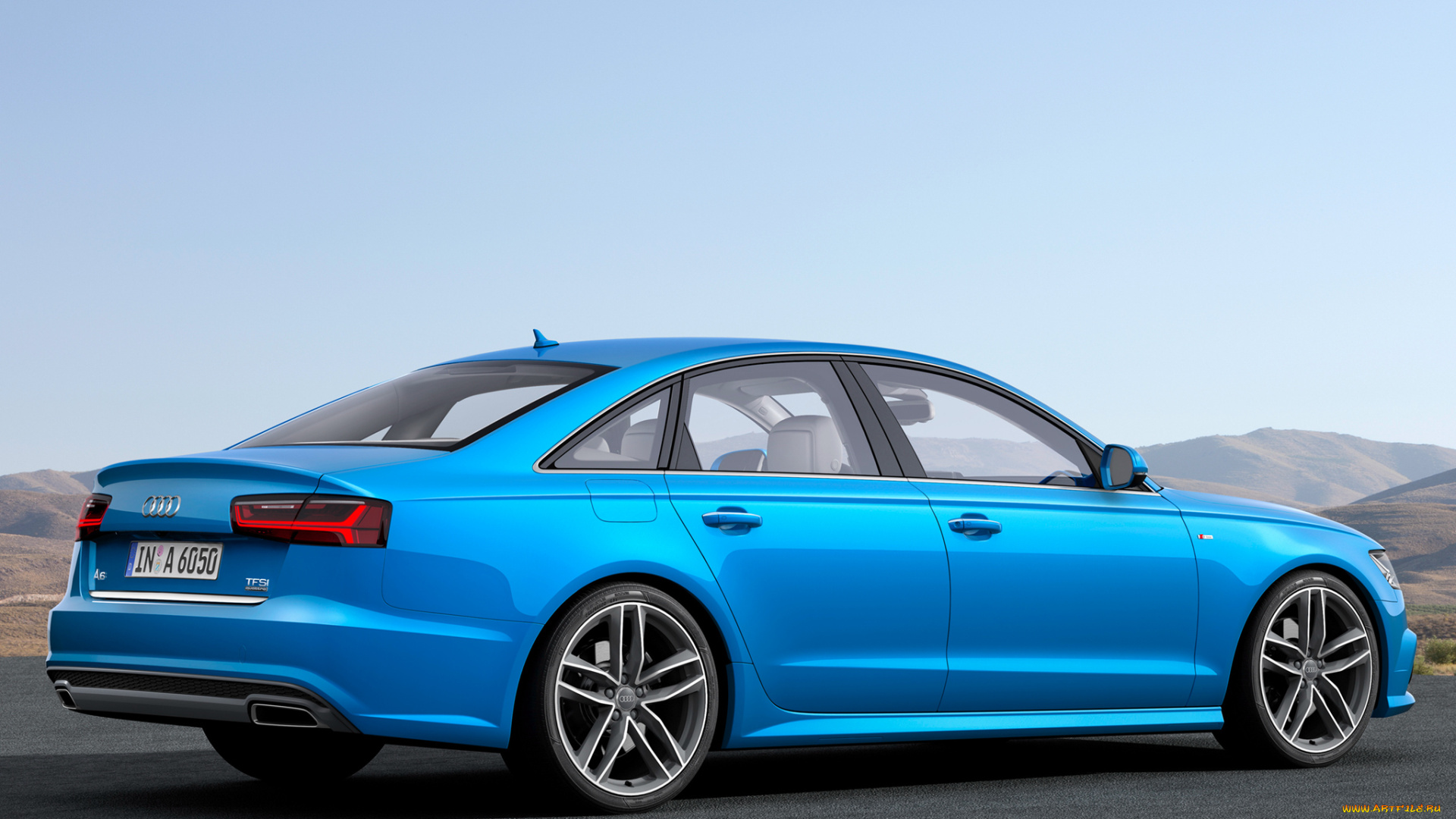 автомобили, audi, a6, 3-0t, quattro, s-line, sedan, 4g-c7, 2014г, синий