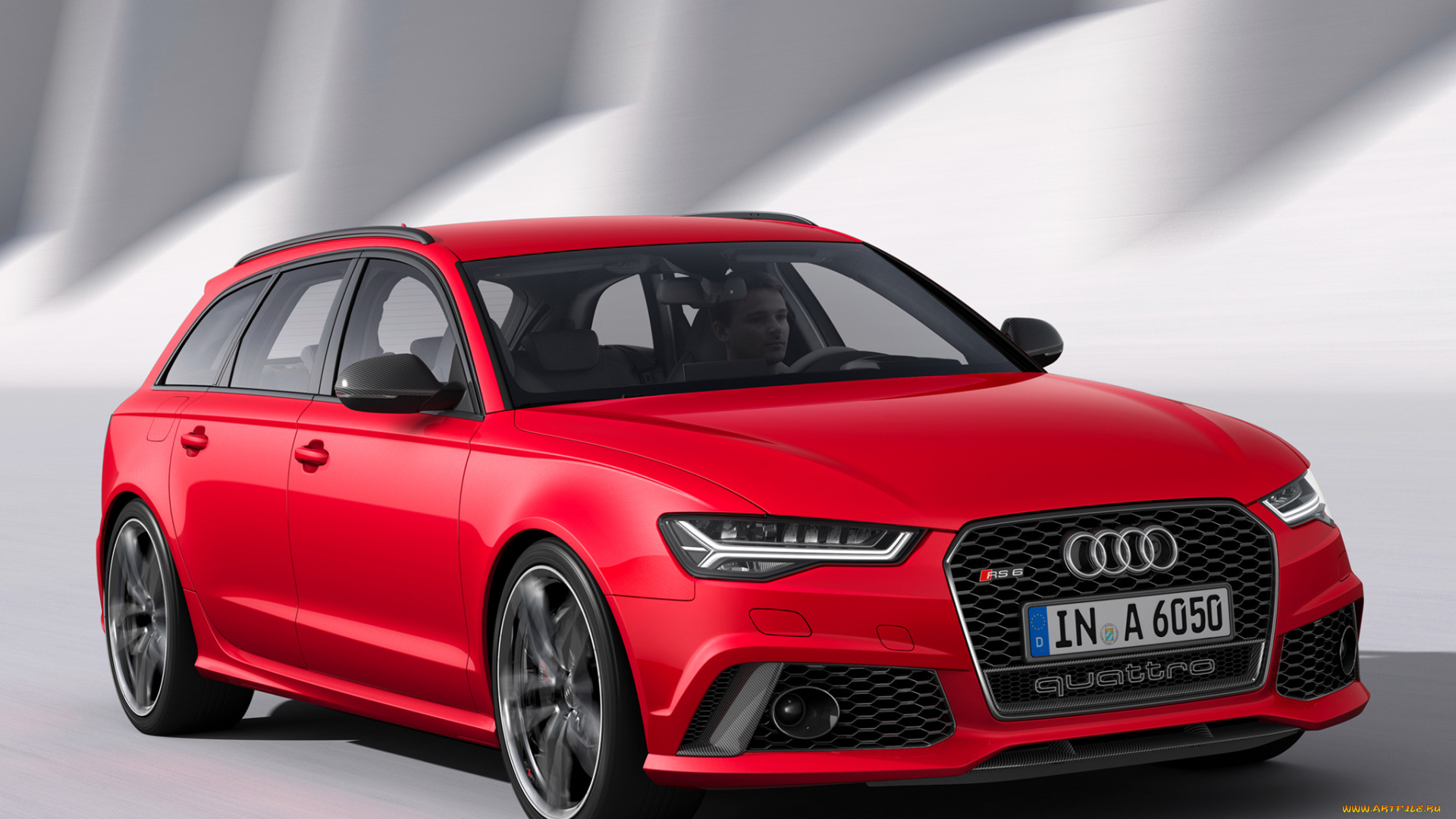 автомобили, audi, s6, sedan, 4g-c7, 2014г, красный