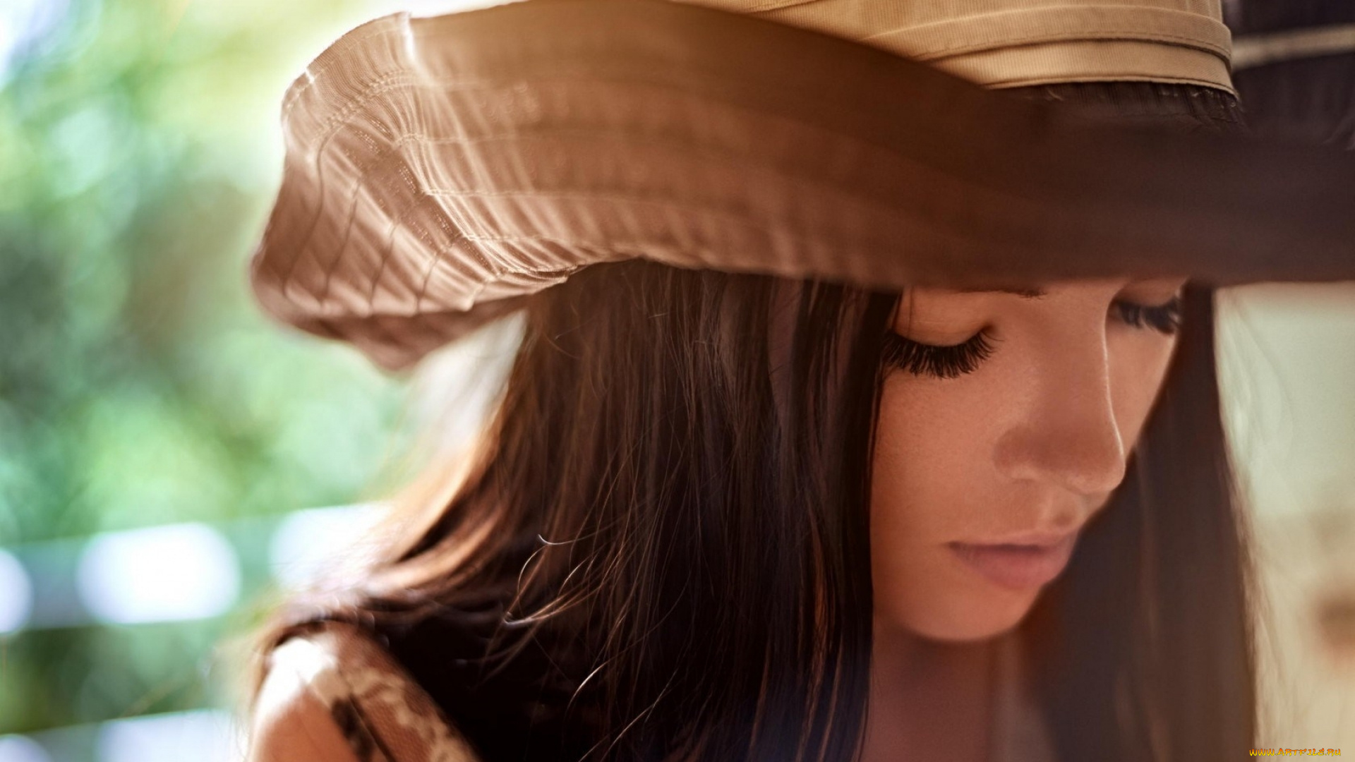 девушки, -unsort, , лица, , портреты, шляпа, девушка