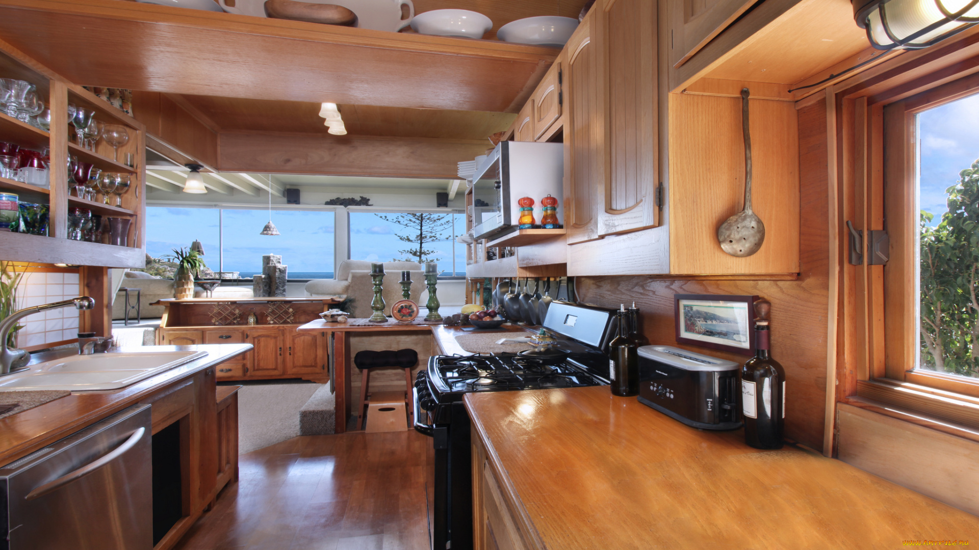 интерьер, кухня, стиль, дизайн, уют