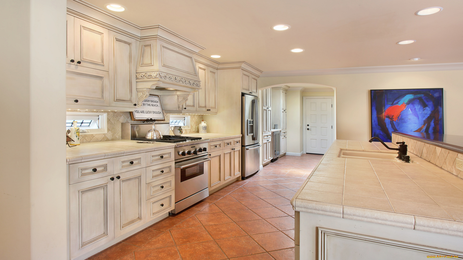 интерьер, кухня, стиль, дизайн, уют