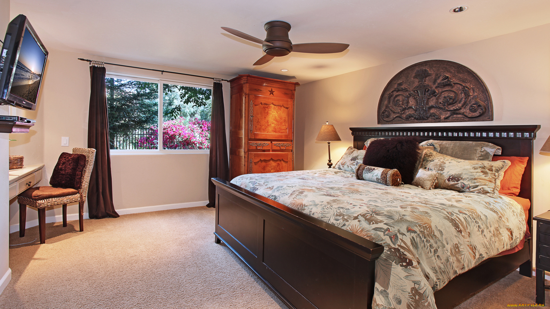 интерьер, спальня, мебель, стиль, дизайн, bedroom, furniture, style, design