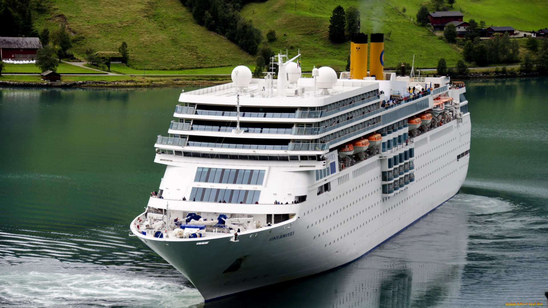 корабли, лайнеры, лайнер, река, деревья, путешествие, liner, river, trees, trip