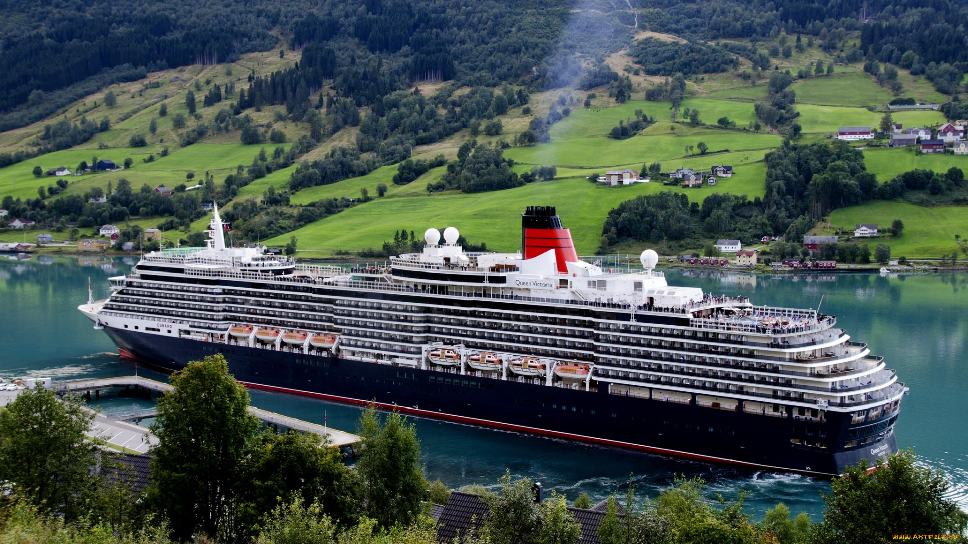 queen, victoria, корабли, лайнеры, лайнер, река, queen, victoria, liner, river