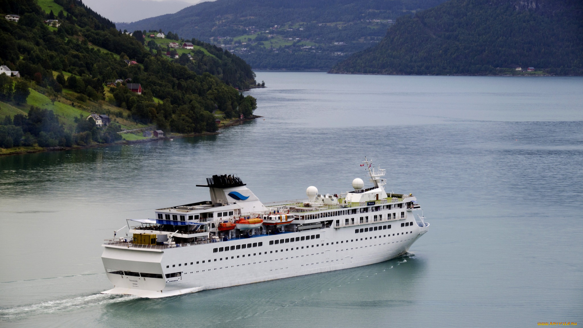 voyager, корабли, лайнеры, река, лайнер