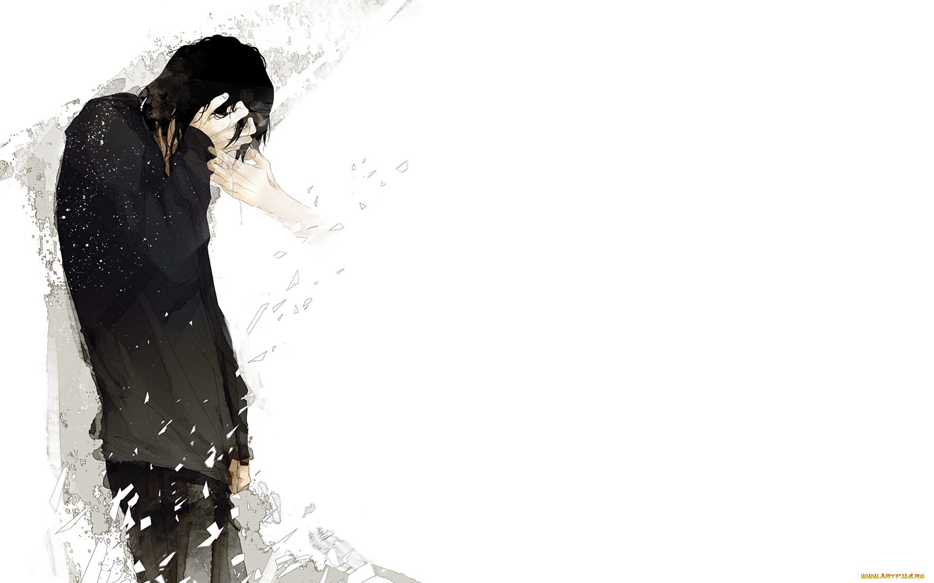 аниме, *unknown, , другое, art, re, парень, руки