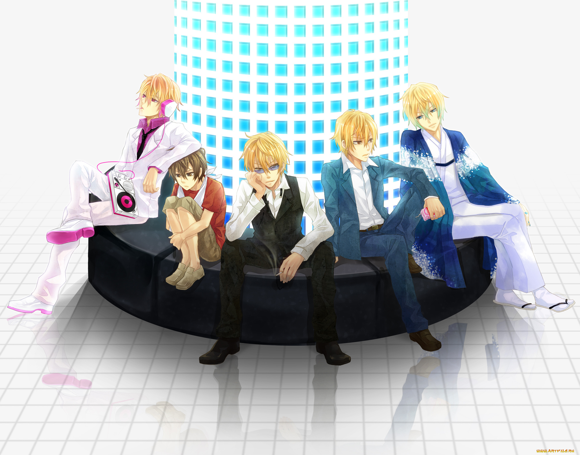 аниме, dyurarara, дюрарара, heiwajima, shizuo, арт