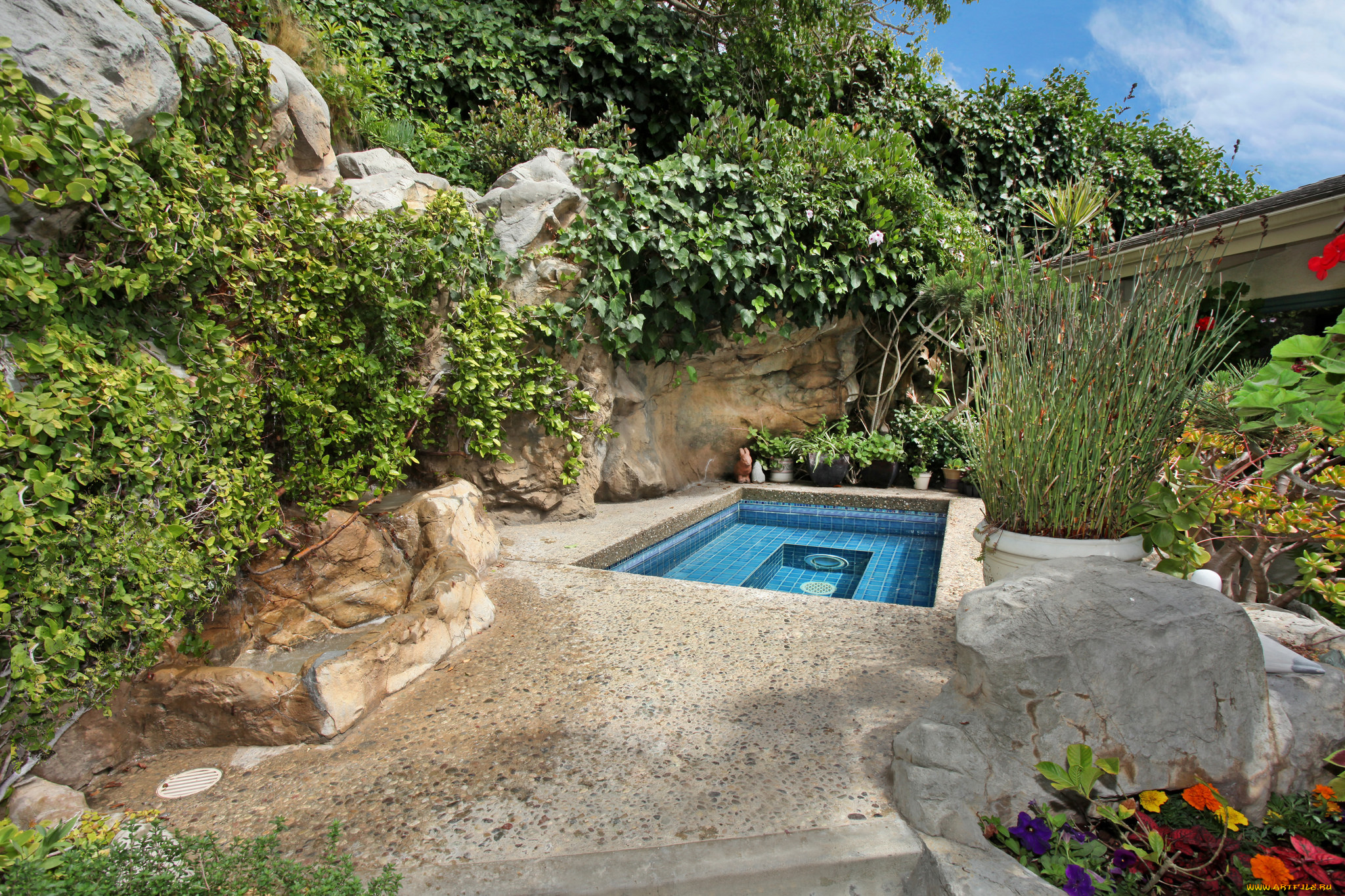 интерьер, бассейны, , открытые, площадки, бассейн, улица, отдых, уют