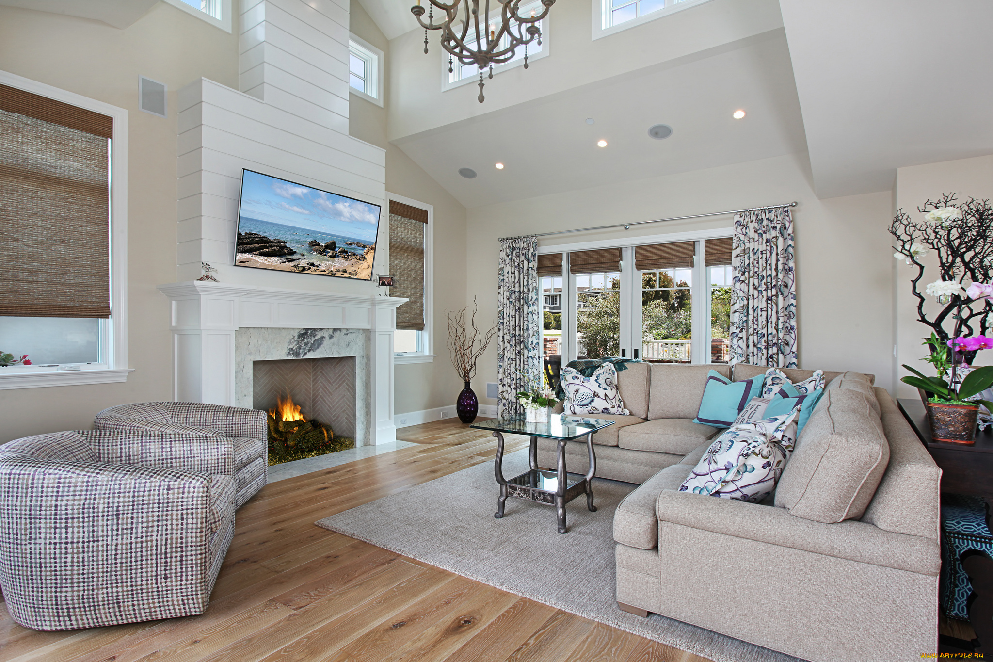 интерьер, гостиная, мебель, стол, стиль, living, room, furniture, table, style