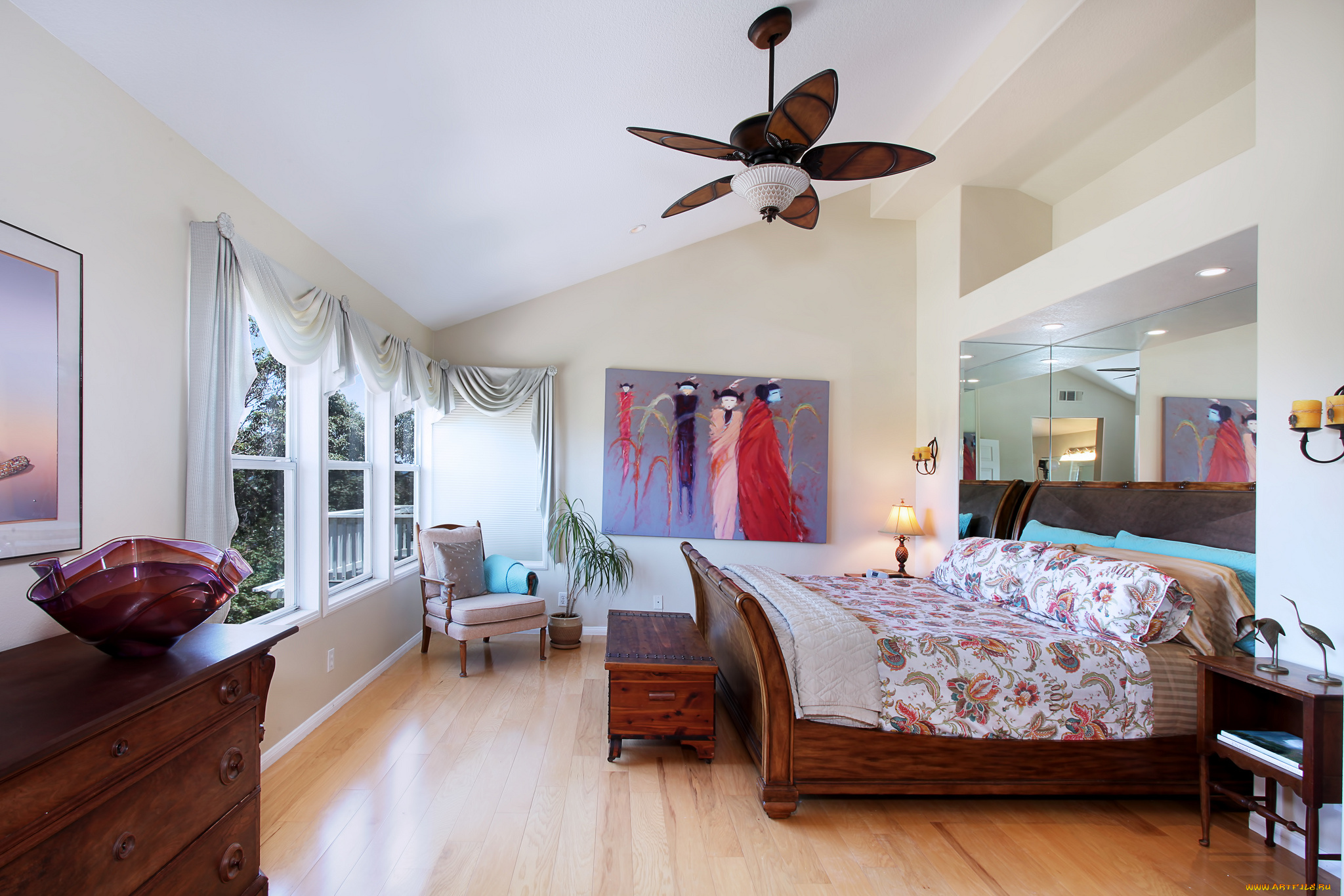 интерьер, спальня, столовая, мебель, стиль, дизайн