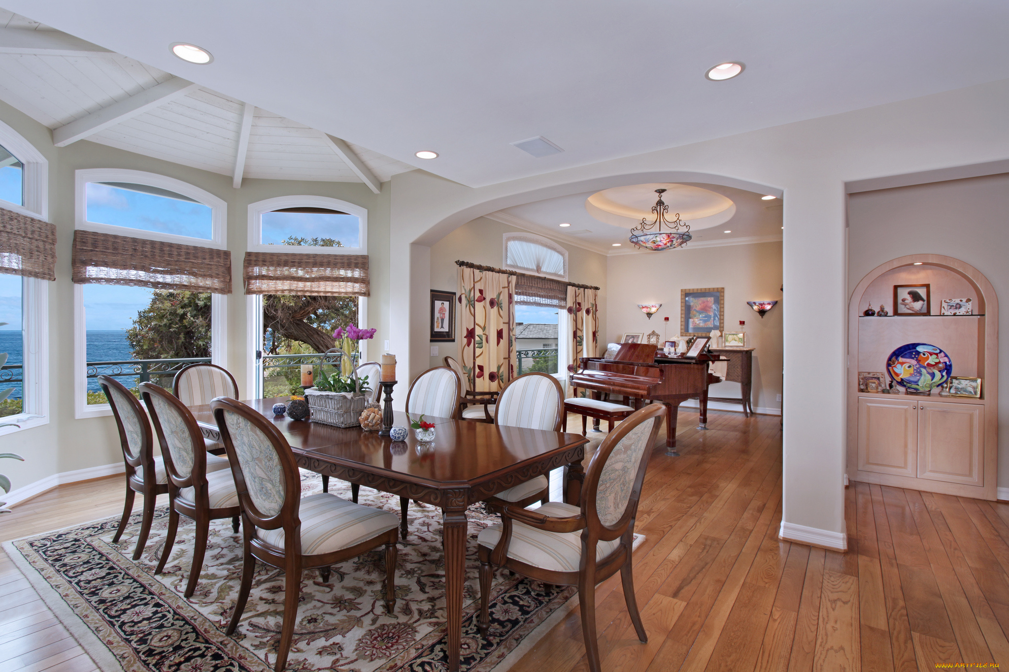 интерьер, столовая, мебель, стиль, дизайн