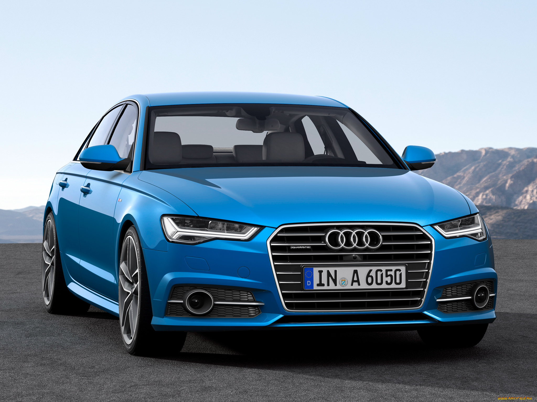 автомобили, audi, a6, 3-0t, quattro, s-line, sedan, 4g-c7, 2014г, синий