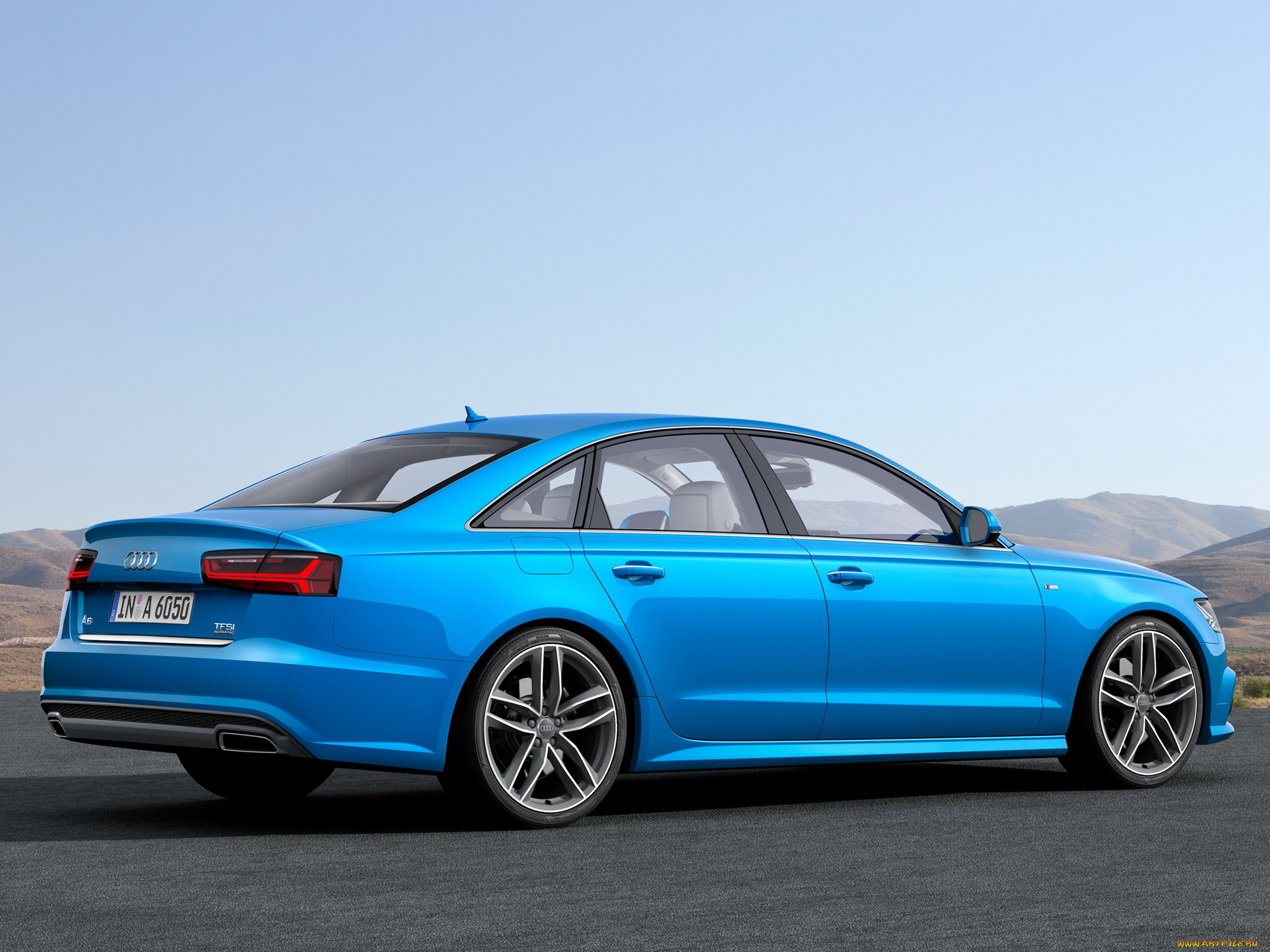 автомобили, audi, a6, 3-0t, quattro, s-line, sedan, 4g-c7, 2014г, синий