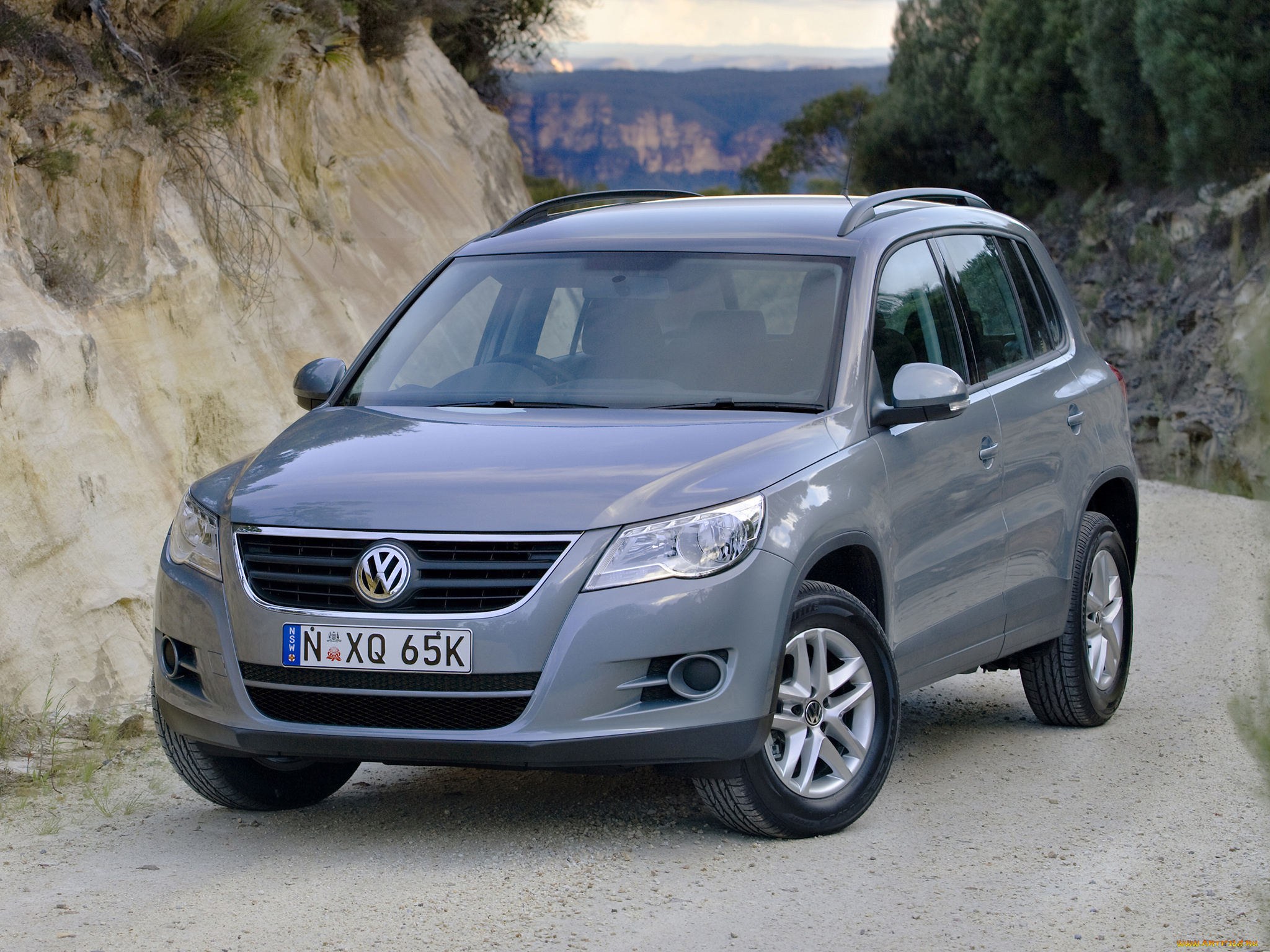 автомобили, volkswagen, tiguan, au-spec, серый