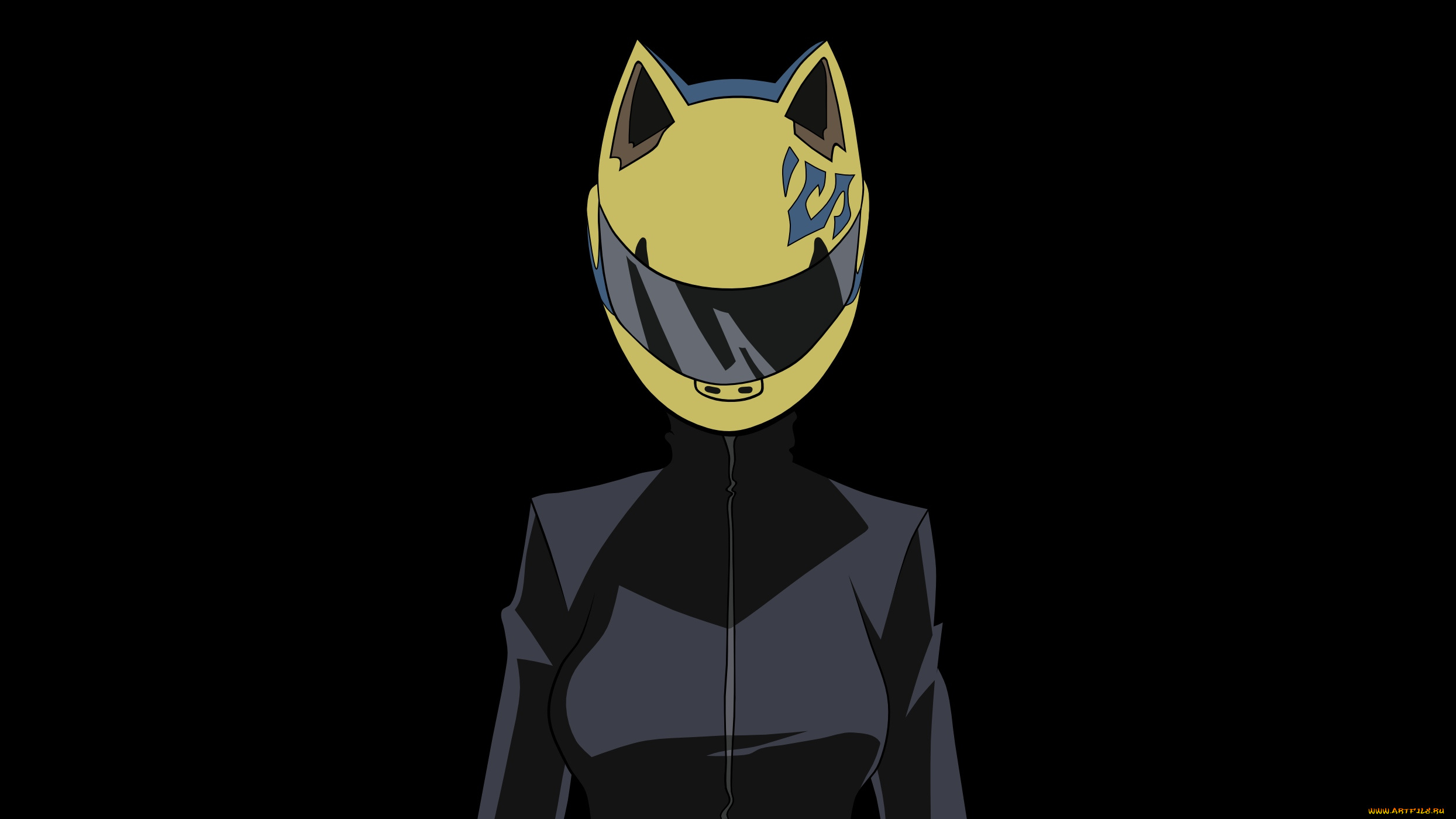 аниме, dyurarara, celty, sturluson, шлем, даллахан