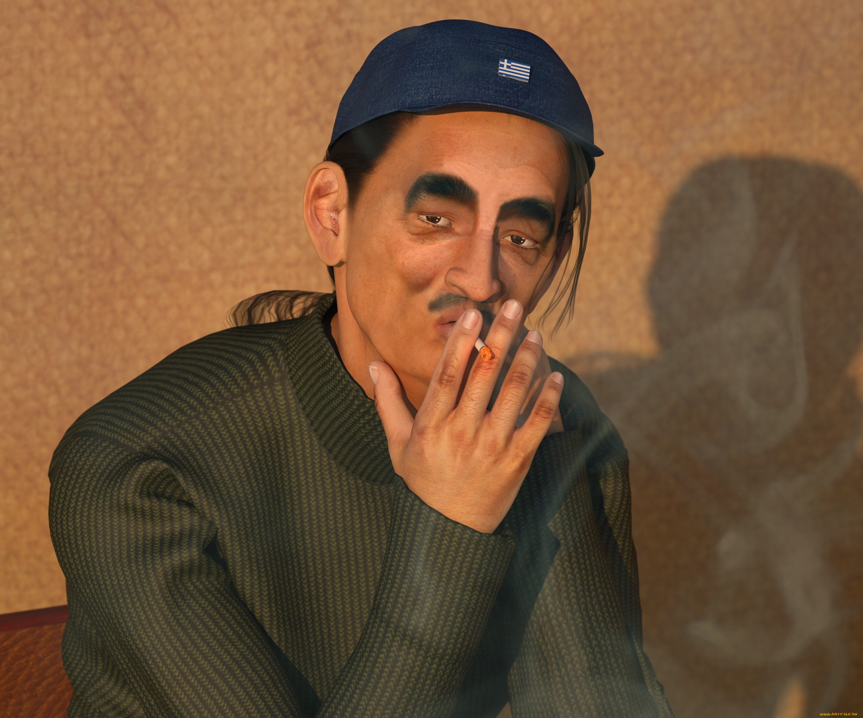 3д, графика, люди, , people, взгляд, мужчина