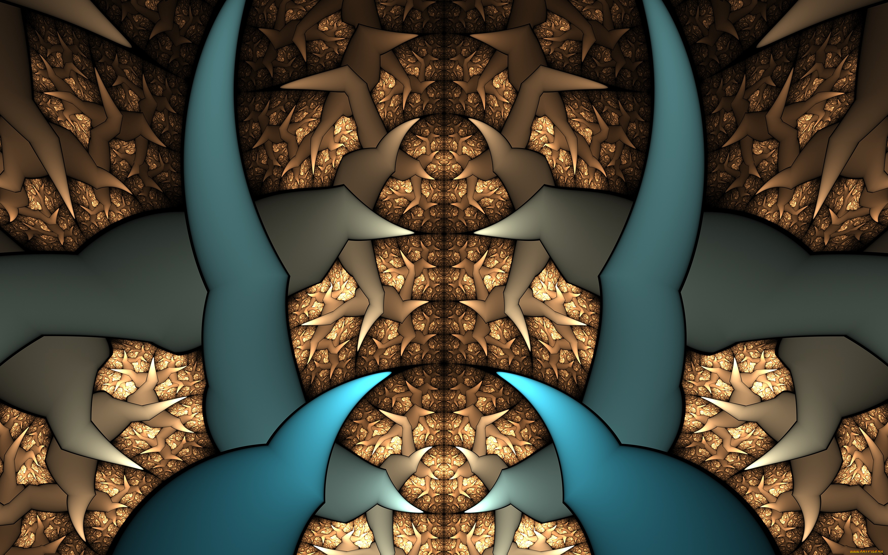 3д, графика, фракталы, , fractal, цвета, фон, узор