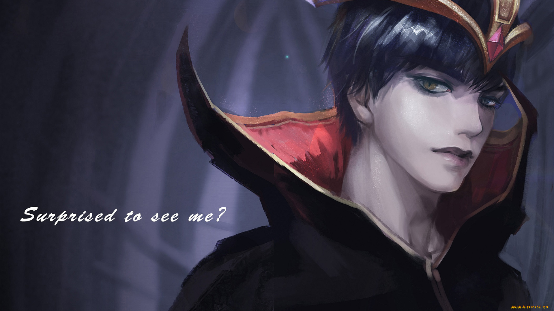 фэнтези, люди, арт, взгляд, парень