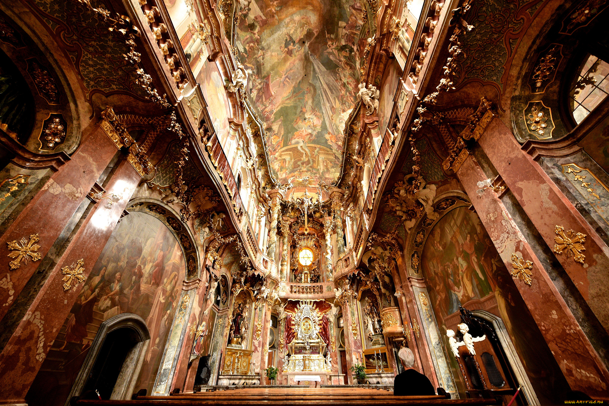 интерьер, убранство, , роспись, храма, храм, роспись