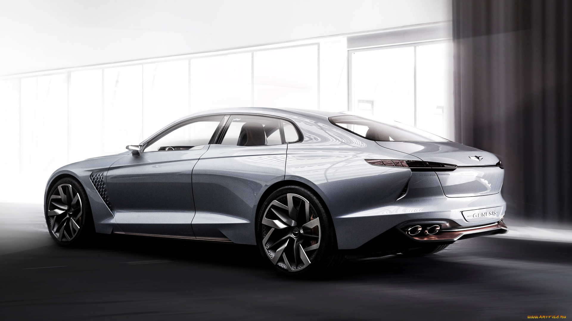 hyundai, genesis, new, york, concept, 2016, автомобили, hyundai, new, york, genesis, 2016, concept