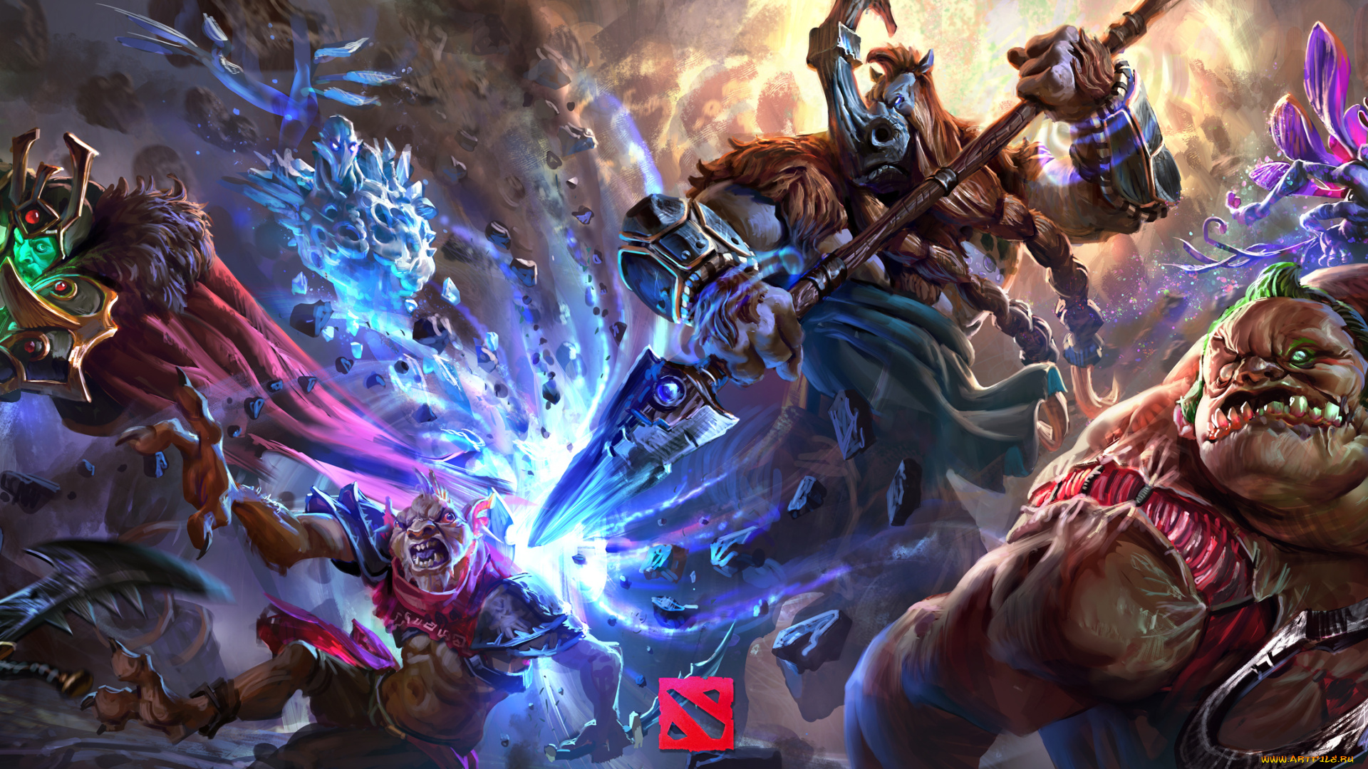 видео, игры, dota, 2, онлайн, ролевая, 2, dota