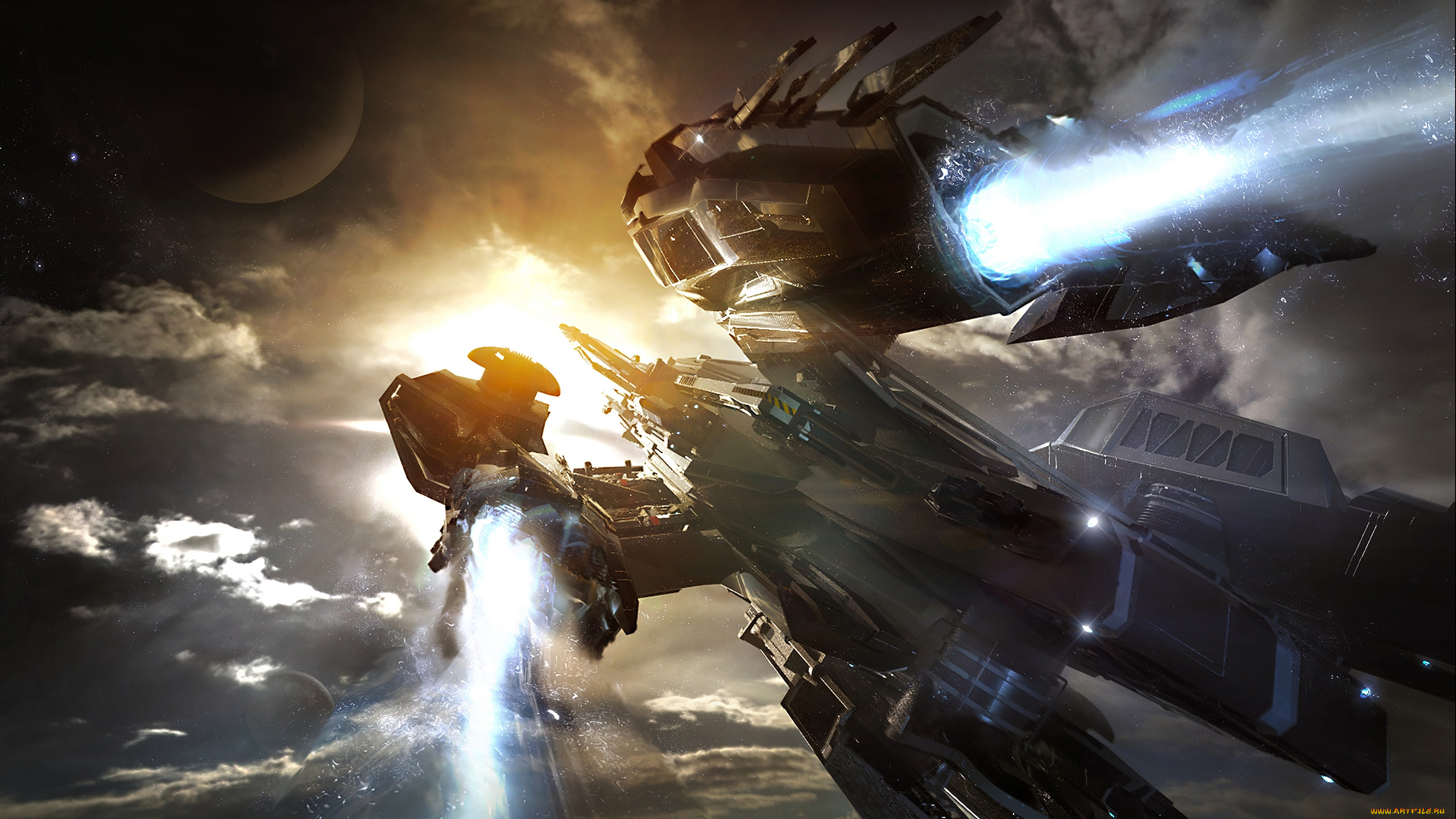 видео, игры, star, citizen, космический, корабль, полет, вселенная