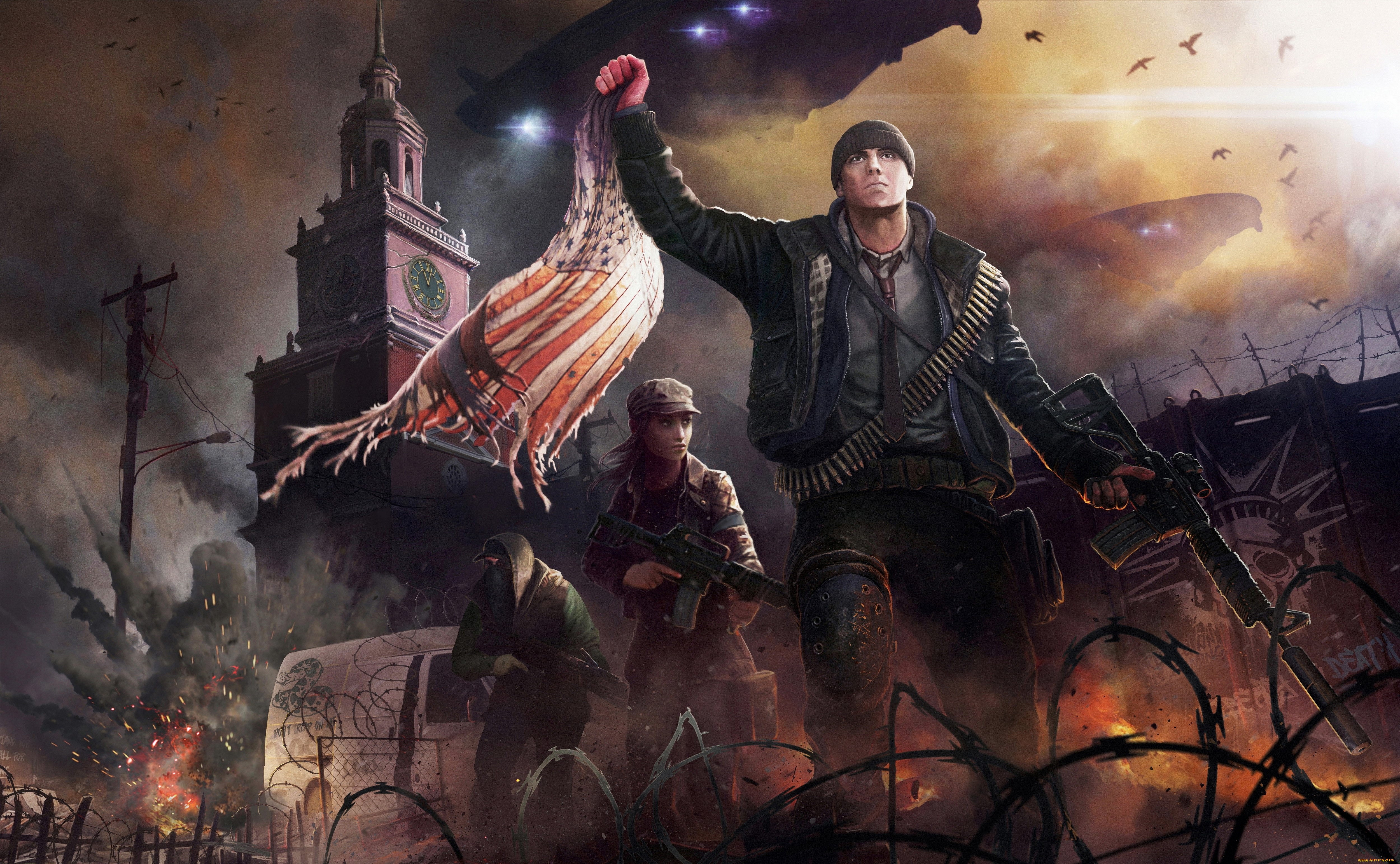 видео, игры, homefront, , the, revolution, the, revolution, action, шутер, боевик, арт