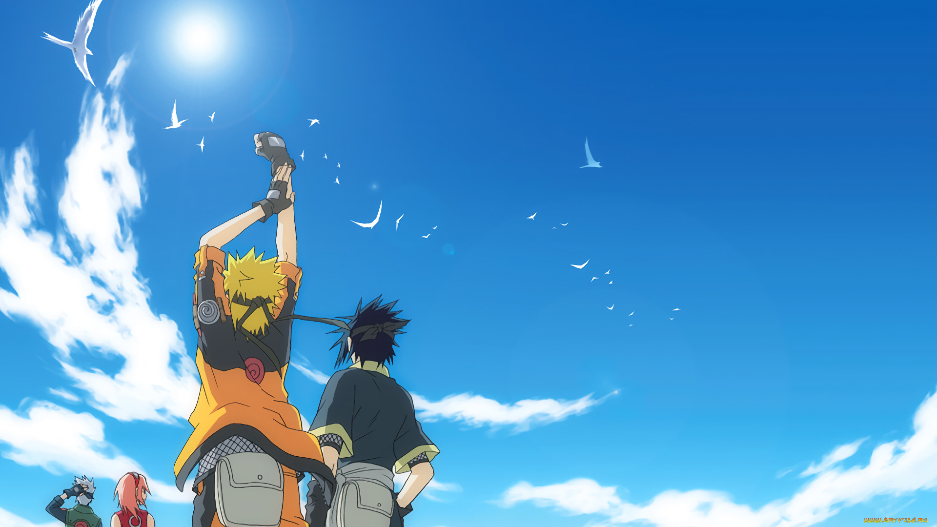 аниме, naruto, команда