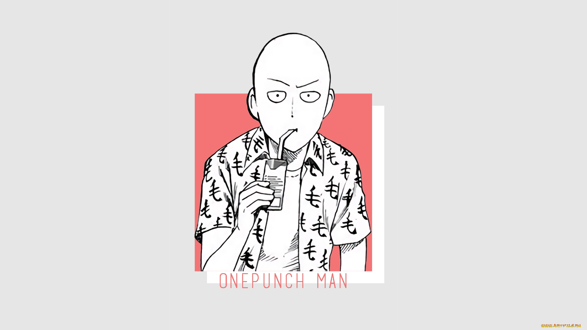 аниме, one, punch, man, сайтама
