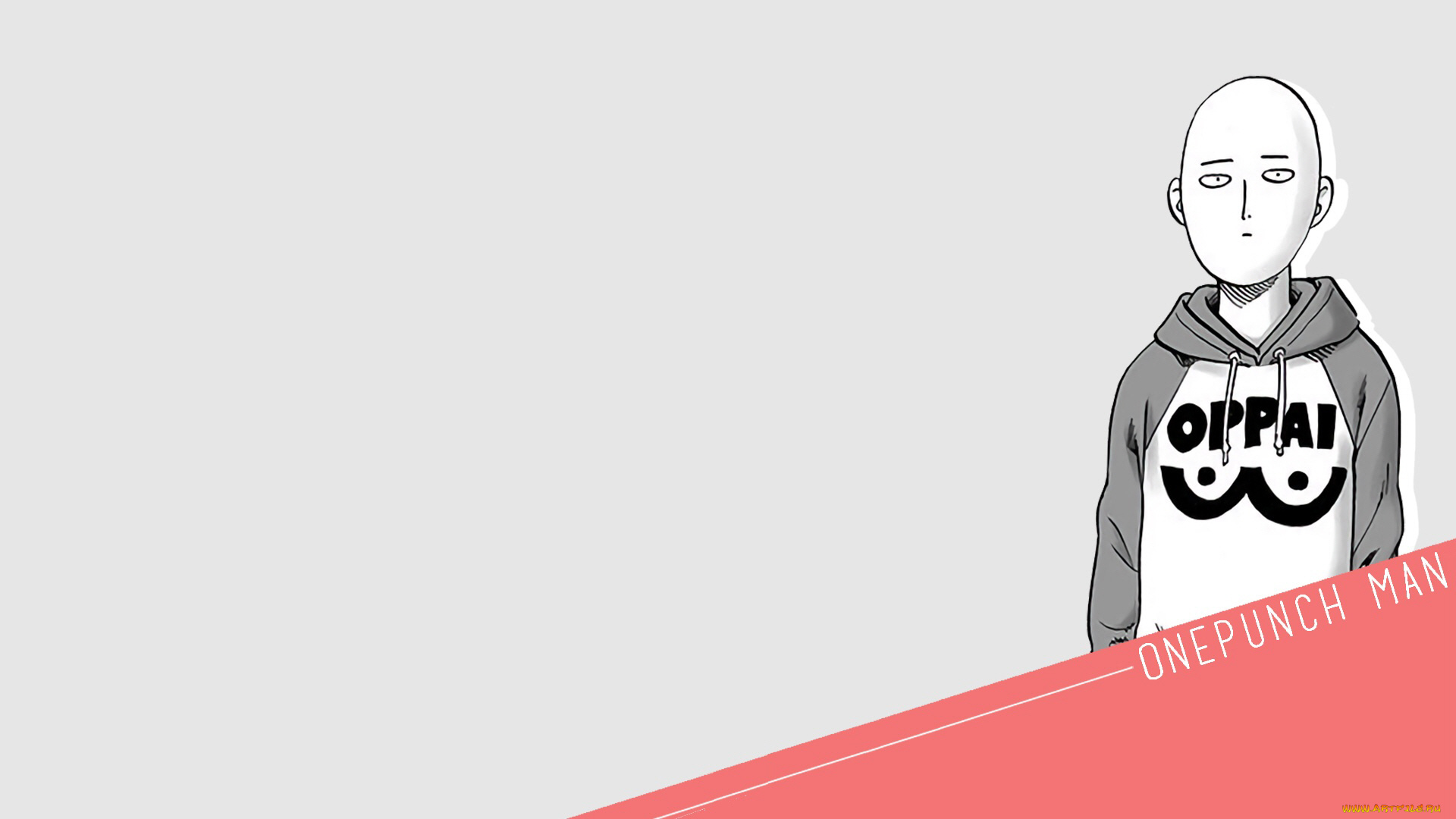 аниме, one, punch, man, сайтама