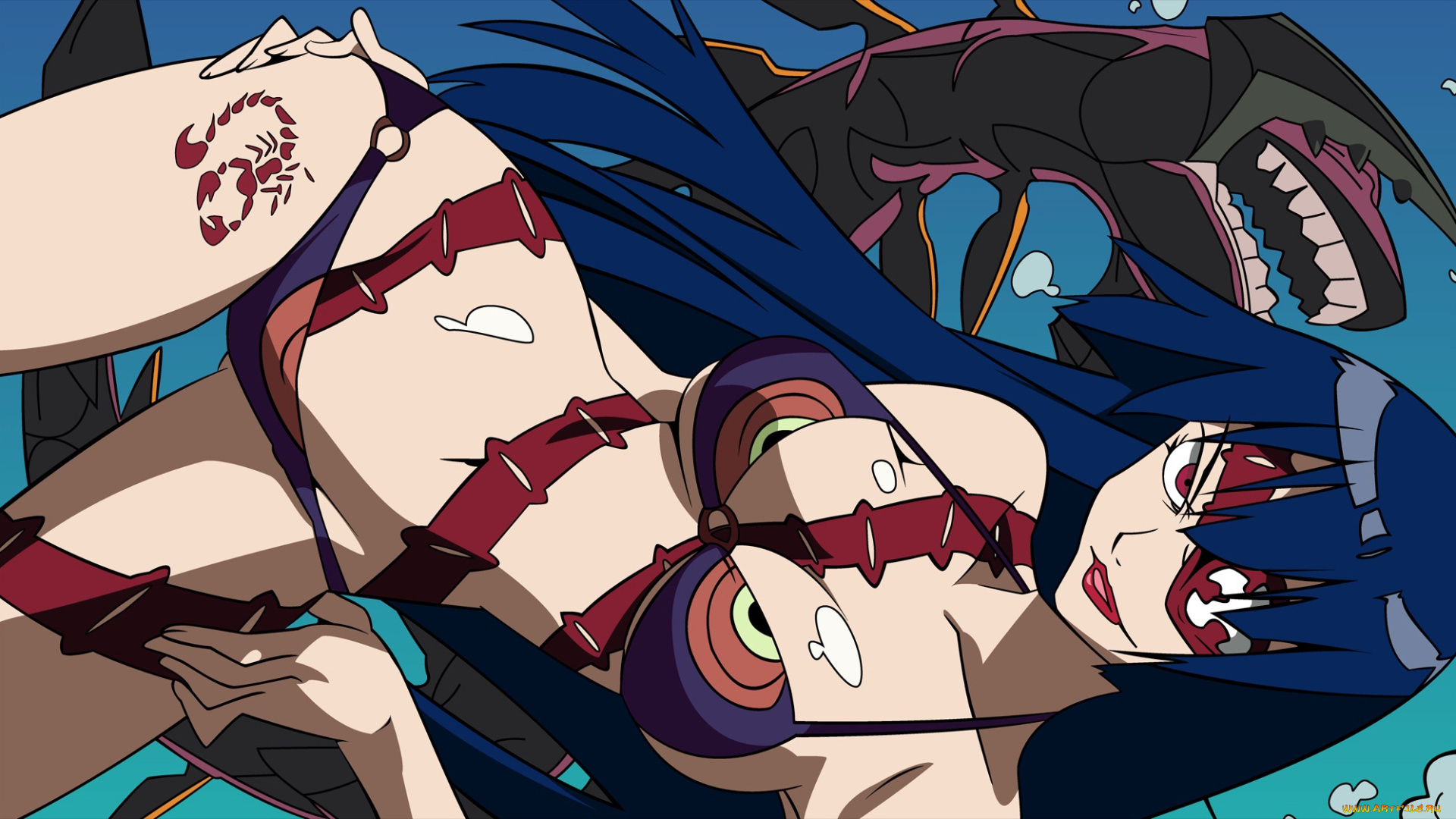 аниме, tengen, toppa, gurren-lagann, гуррен-лаган