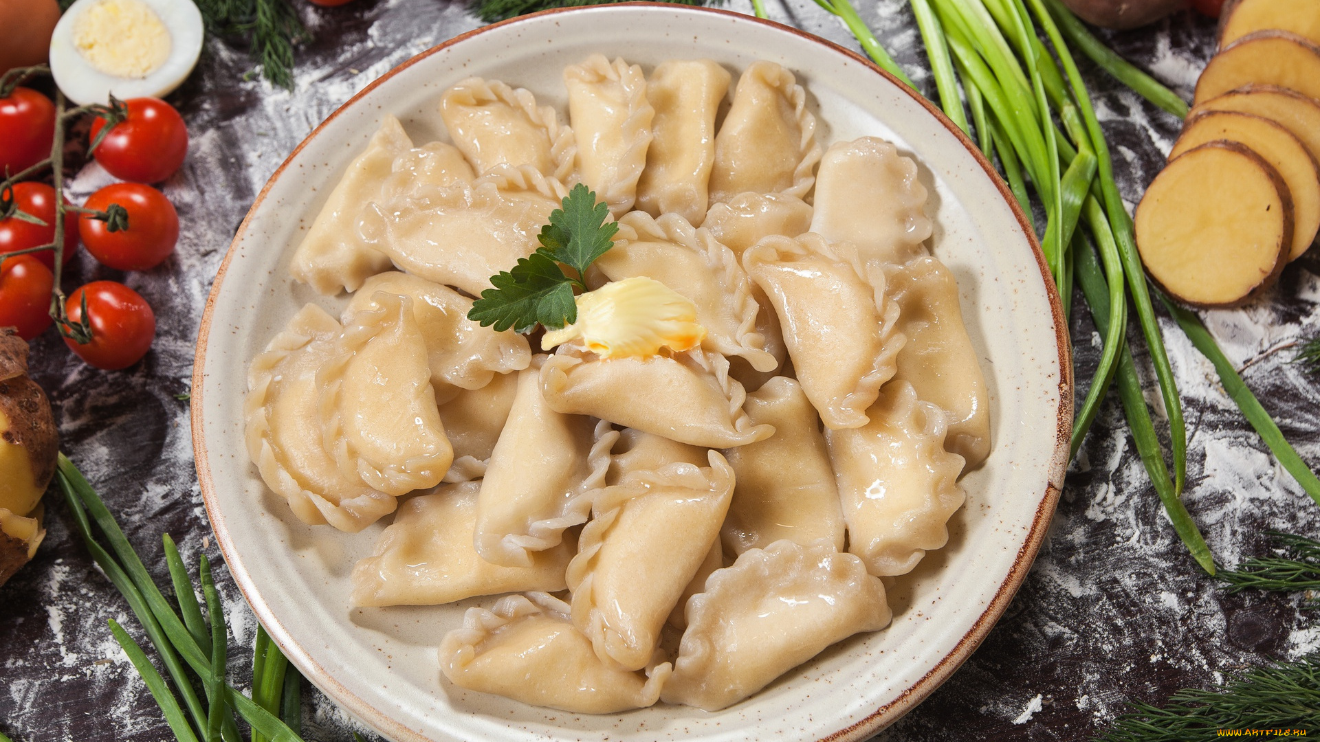 еда, пельмени, , манты, , вареники, картошка, вареники, овощи, лук, яйцо