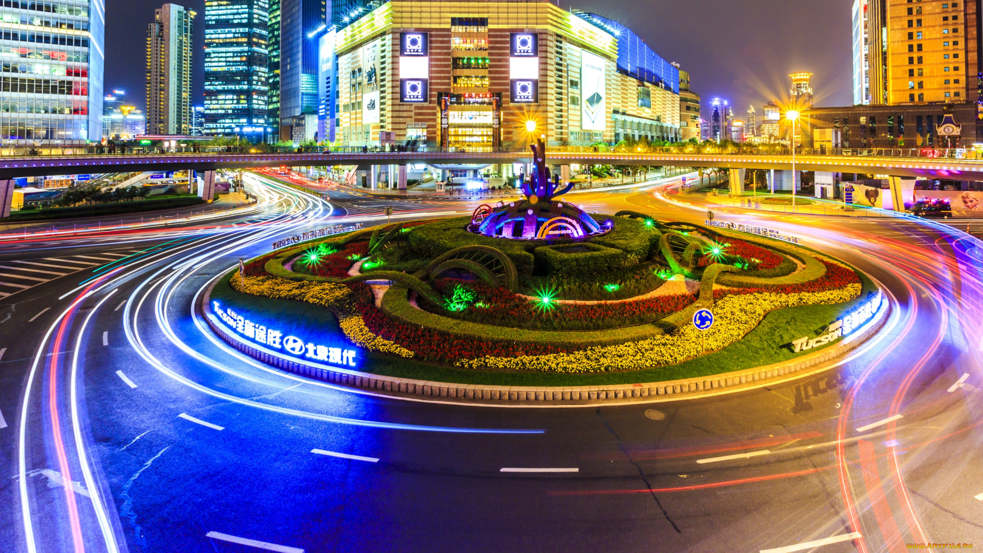 города, -, улицы, , площади, , набережные, китай, ночь, улица