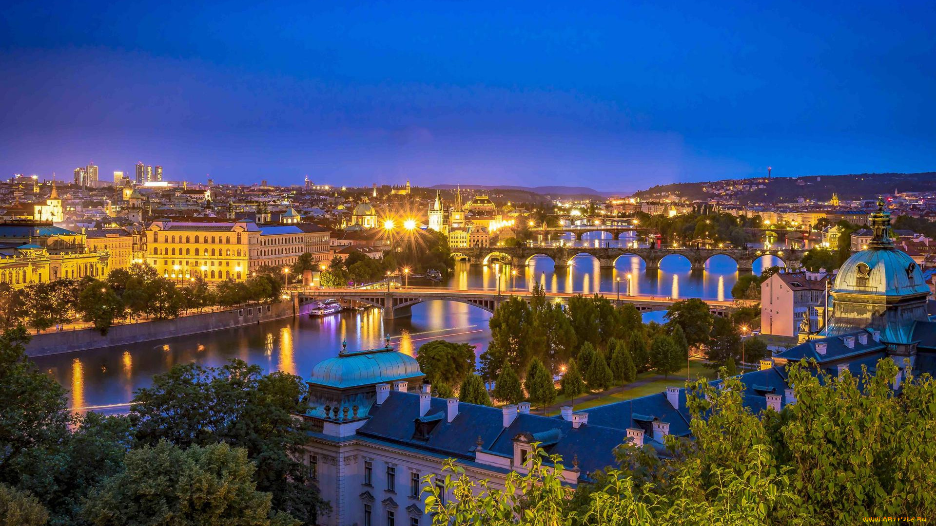 города, прага, , Чехия, прага, карлов, мост