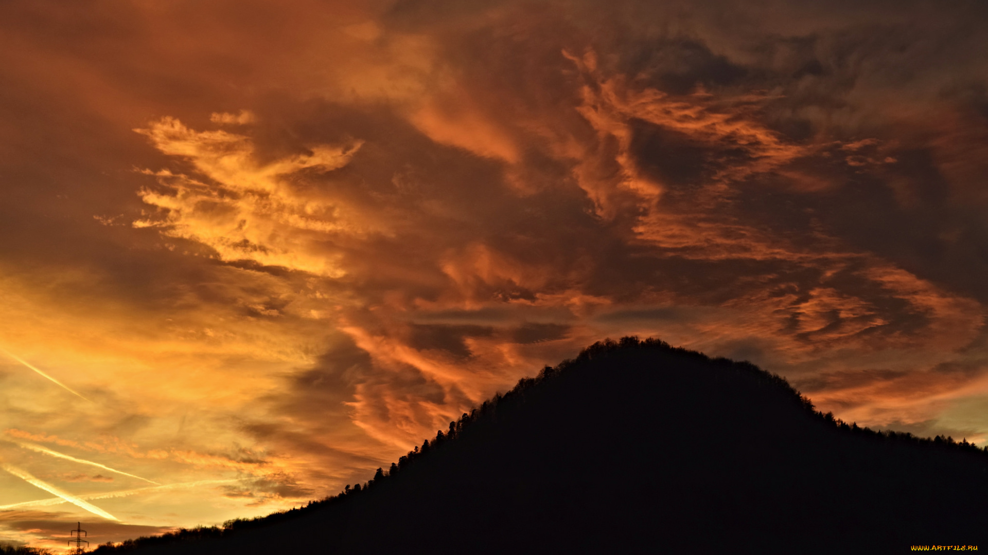 природа, облака, простор