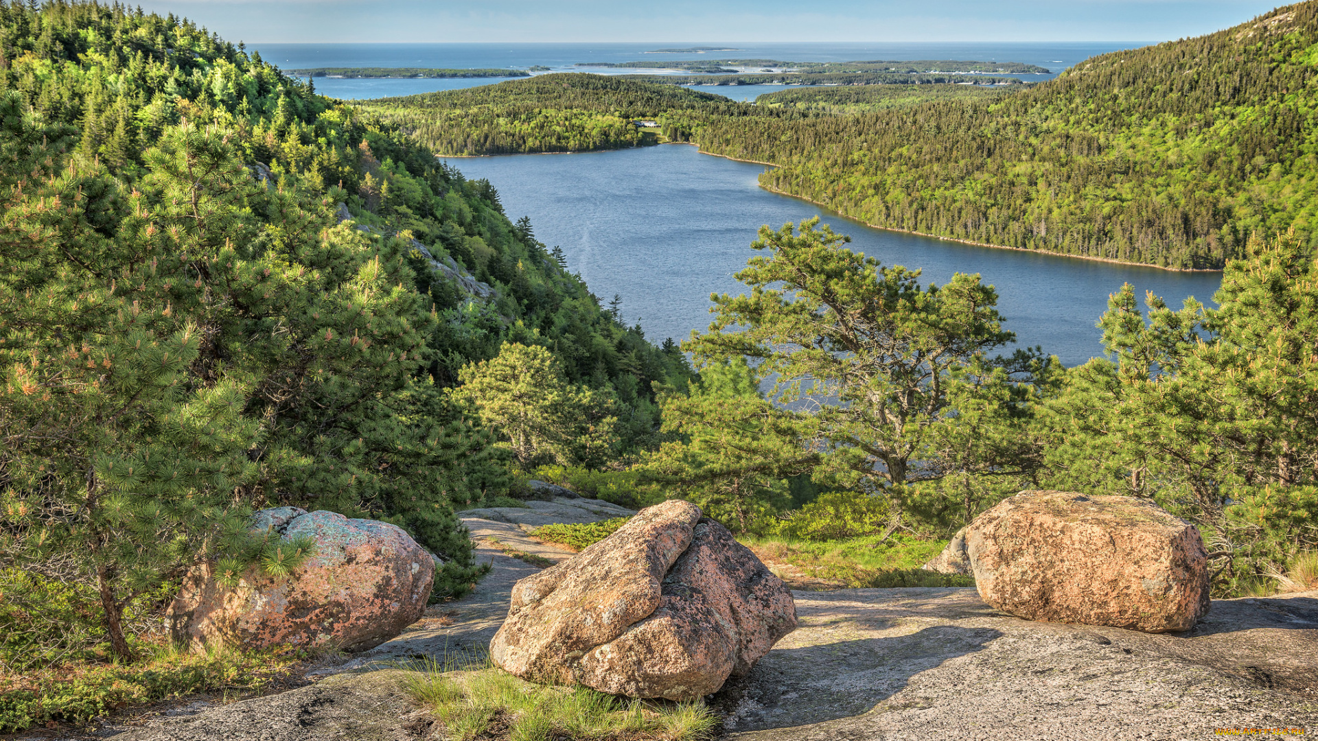 природа, побережье, простор