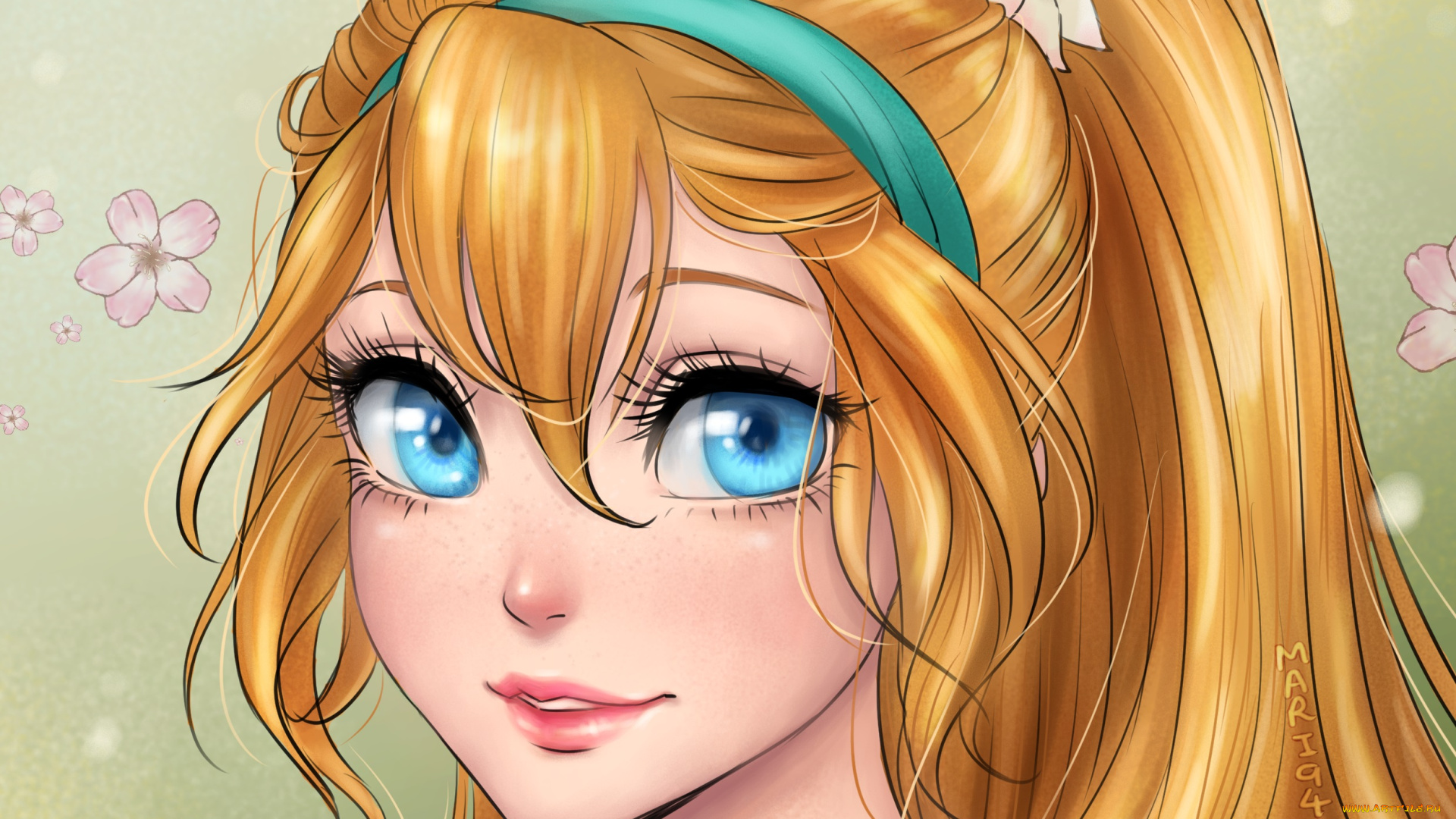 рисованное, кино, девушка