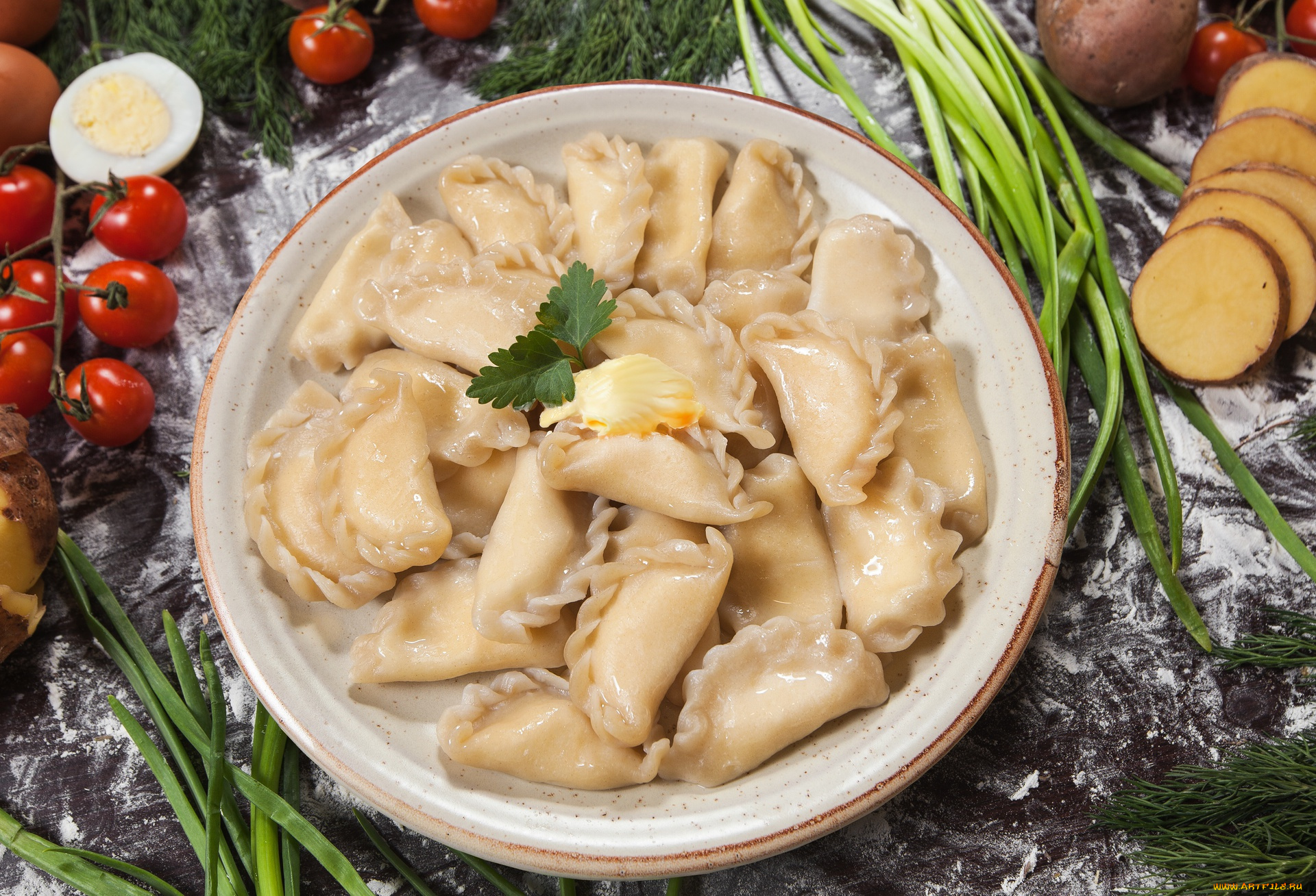 еда, пельмени, , манты, , вареники, картошка, вареники, овощи, лук, яйцо