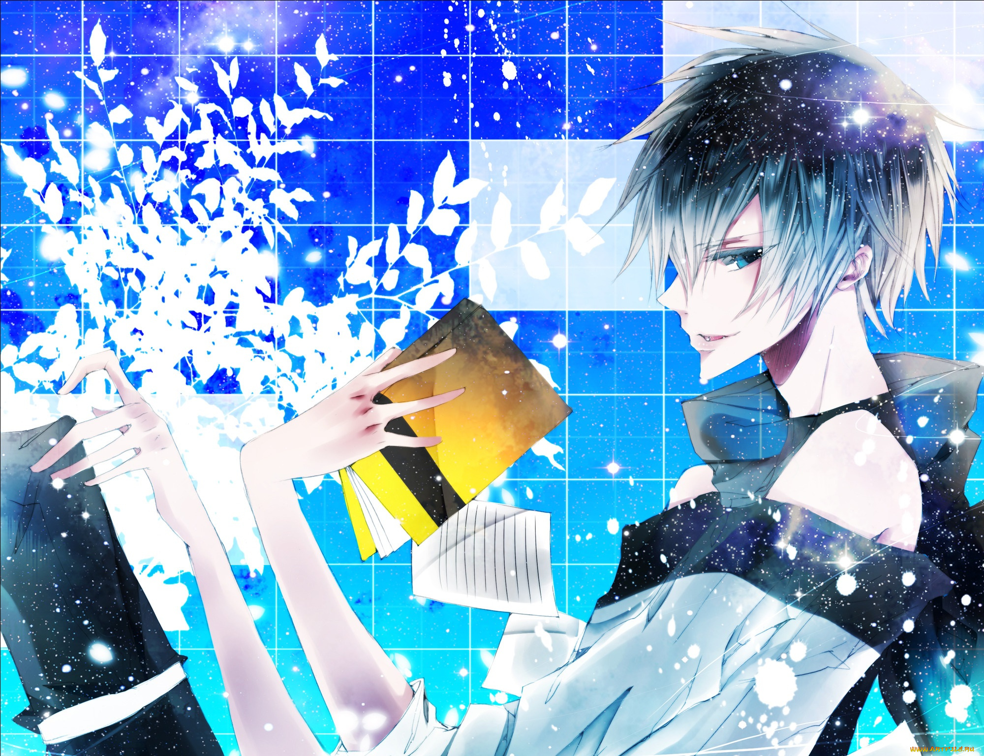 аниме, vocaloid, kaito