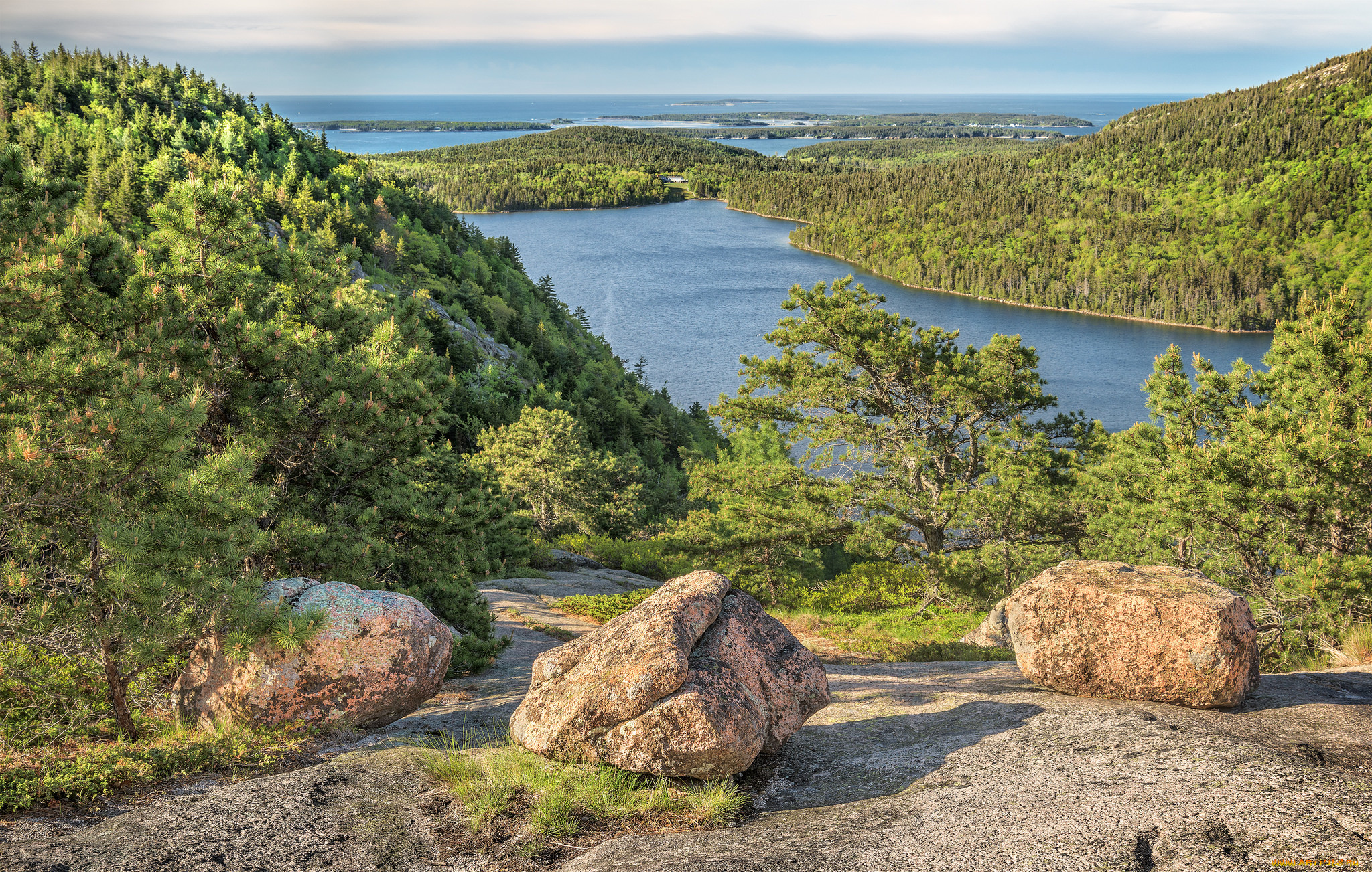 природа, побережье, простор
