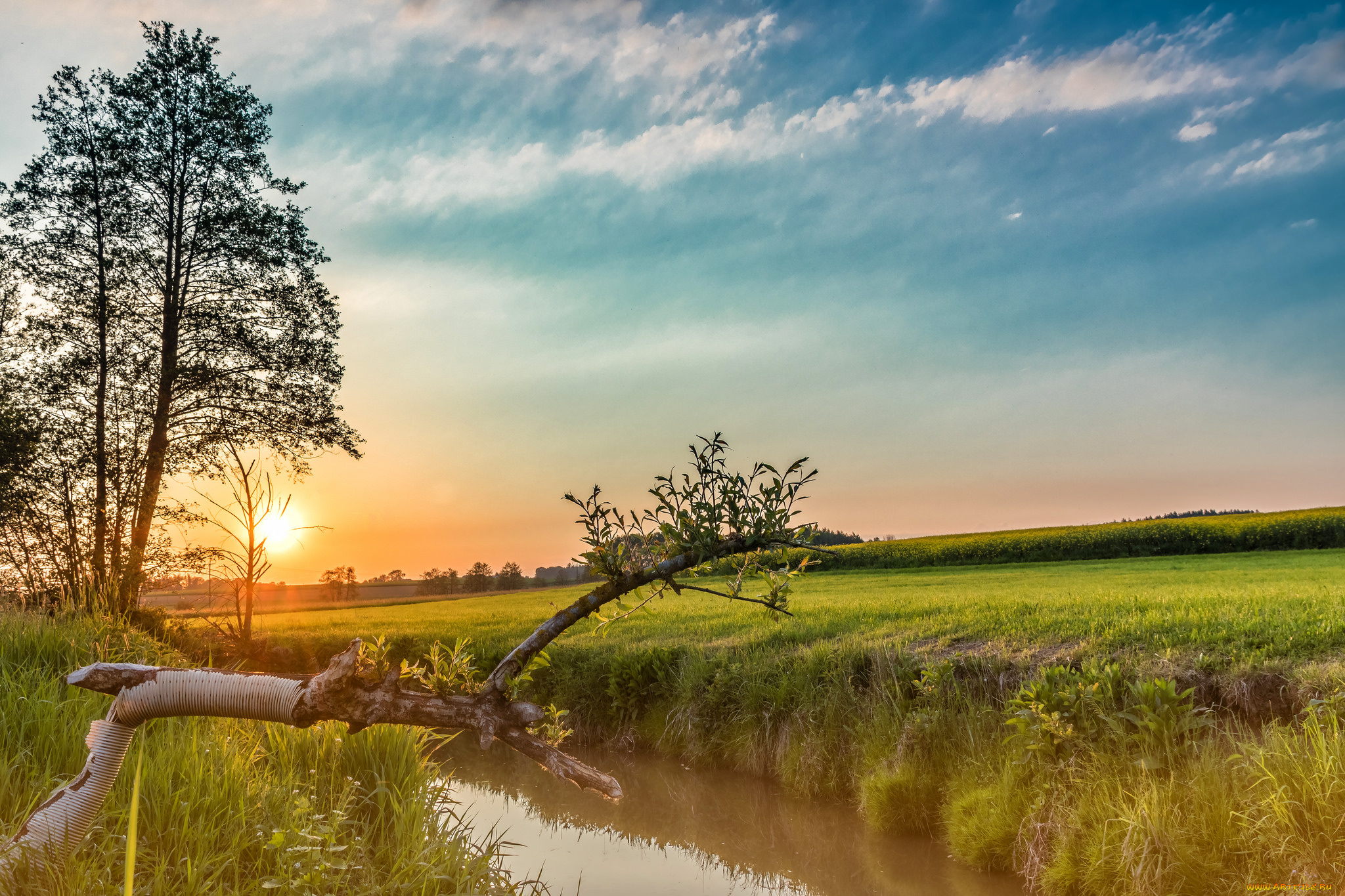 природа, восходы, закаты, простор