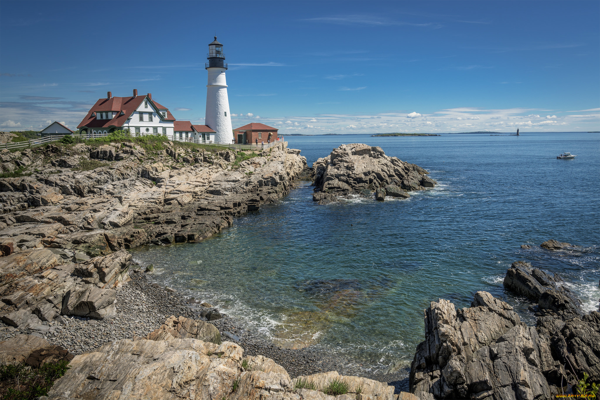 природа, маяки, простор