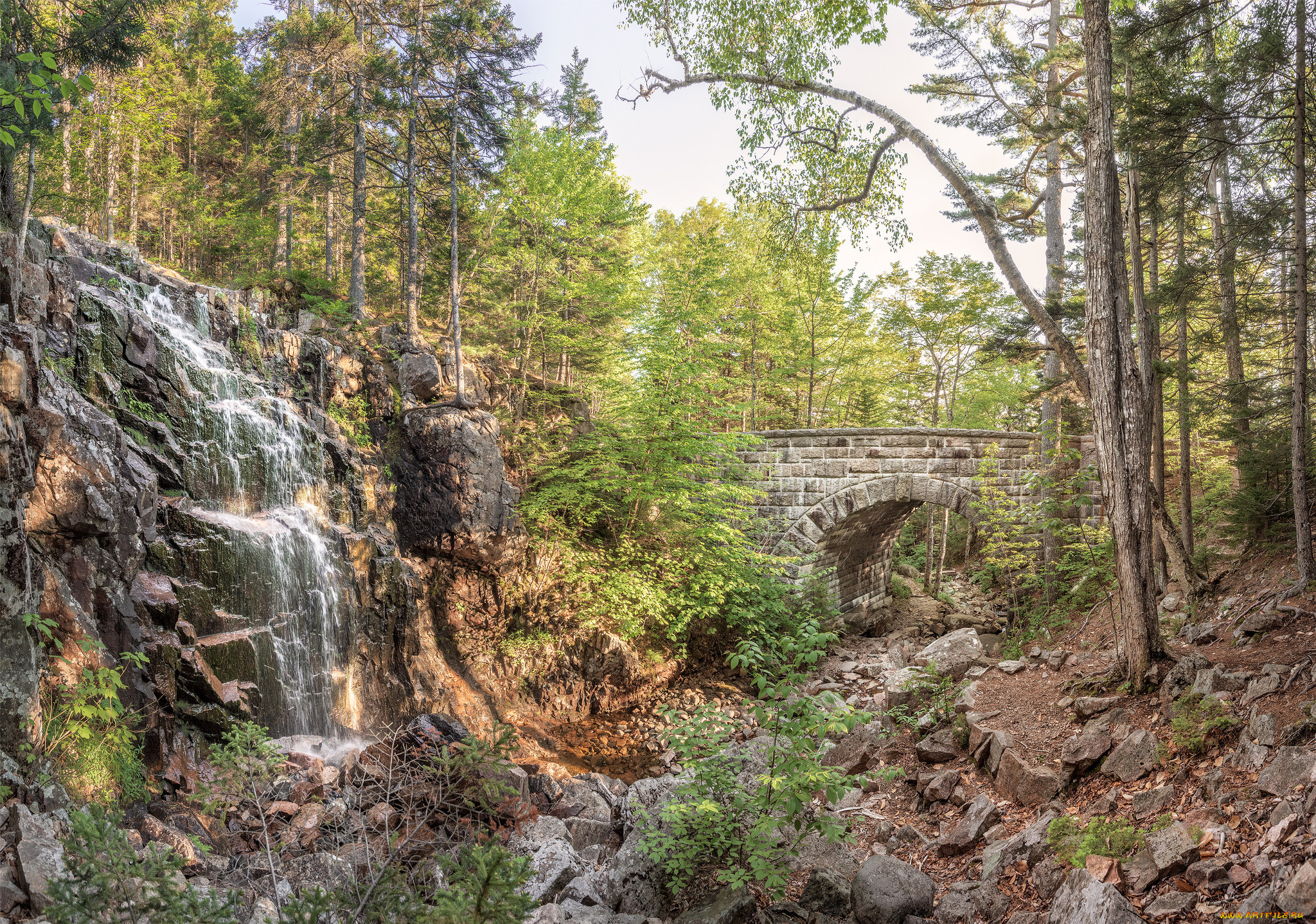 природа, водопады, простор