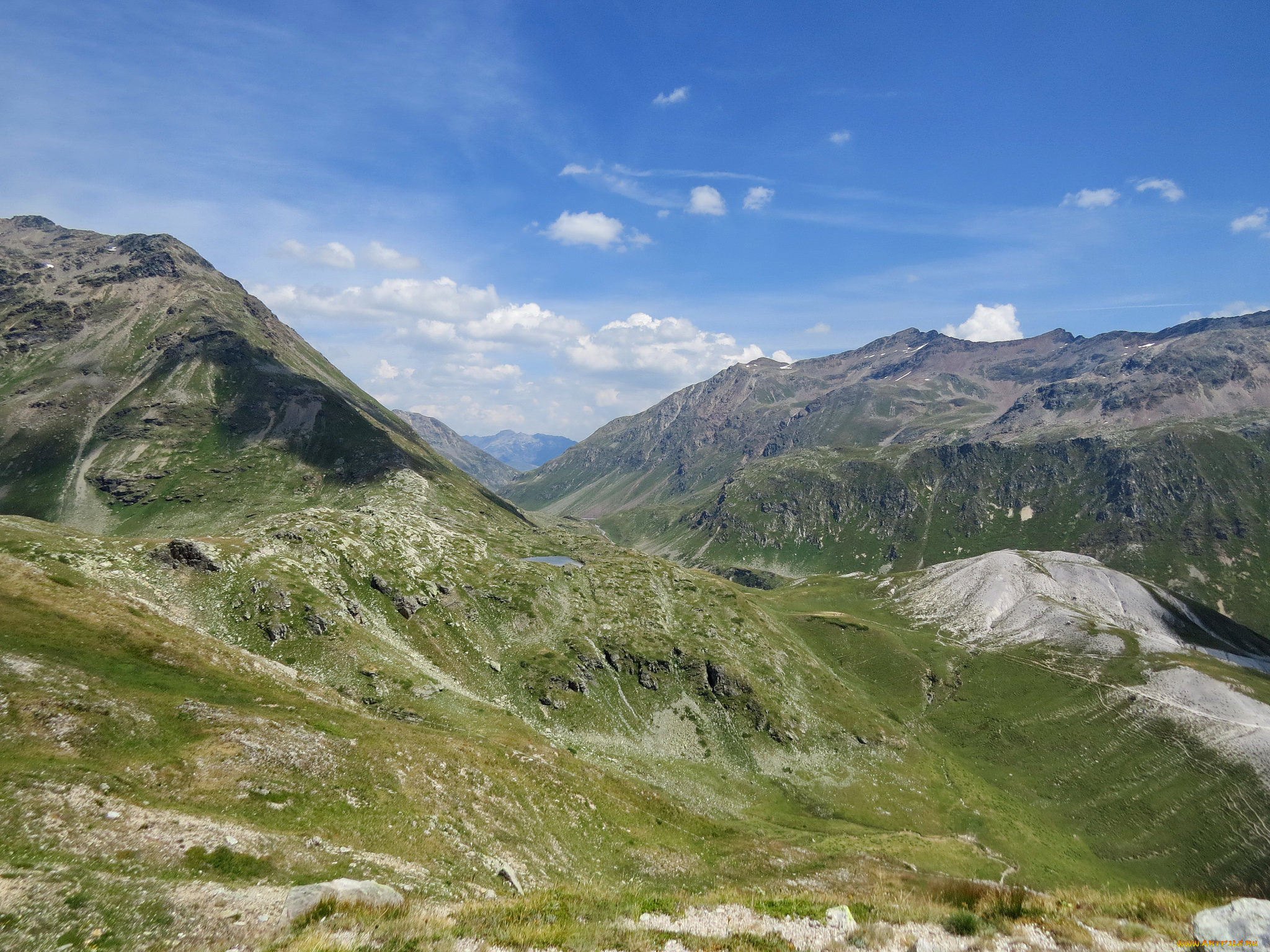 природа, горы, облака